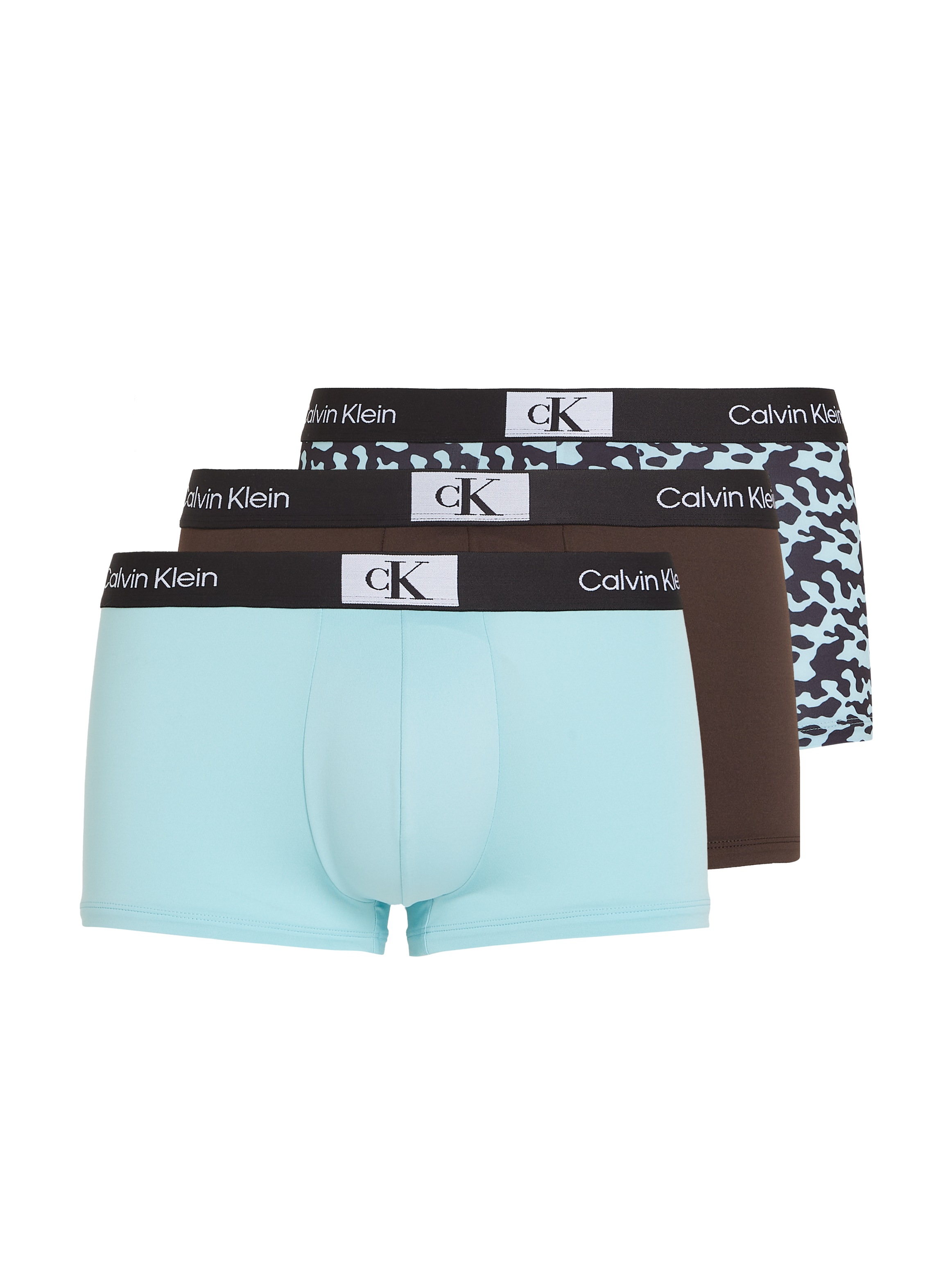 Calvin Klein Underwear Trunk "LOW RISE TRUNK 3PK", (Packung, 3 St., 3er-Pack), mit Logo-Elastikbund