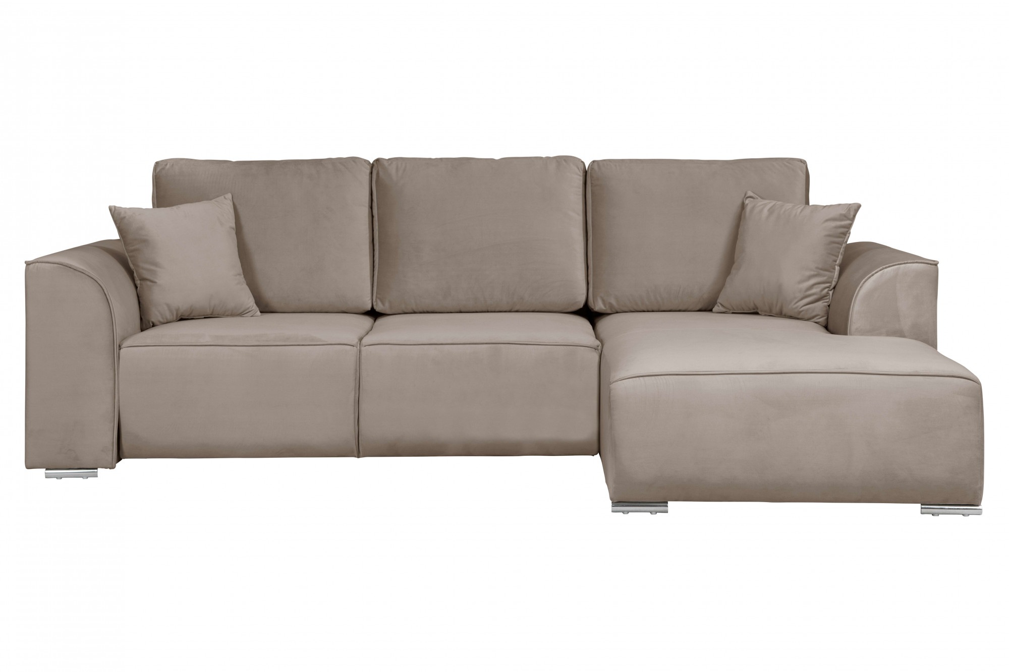 INOSIGN Ecksofa »BEATRICE optionale Schlafsofa mit Bettkasten, B/T/H: 265/170/86 cm«, L-Form, wahlweise auch mit Bettfunktion und Bettkasten