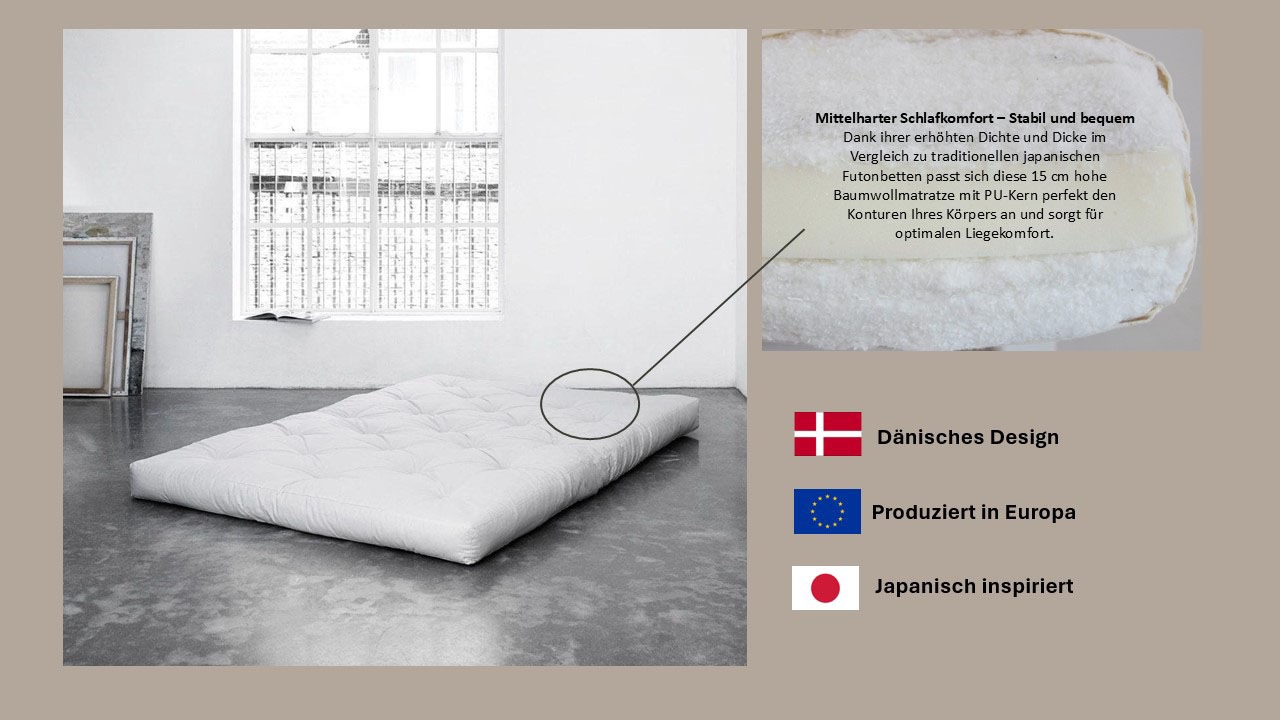 Thumbnail - Karup Design Futonmatratze 15 cm hoch 1 Stk. tlg.