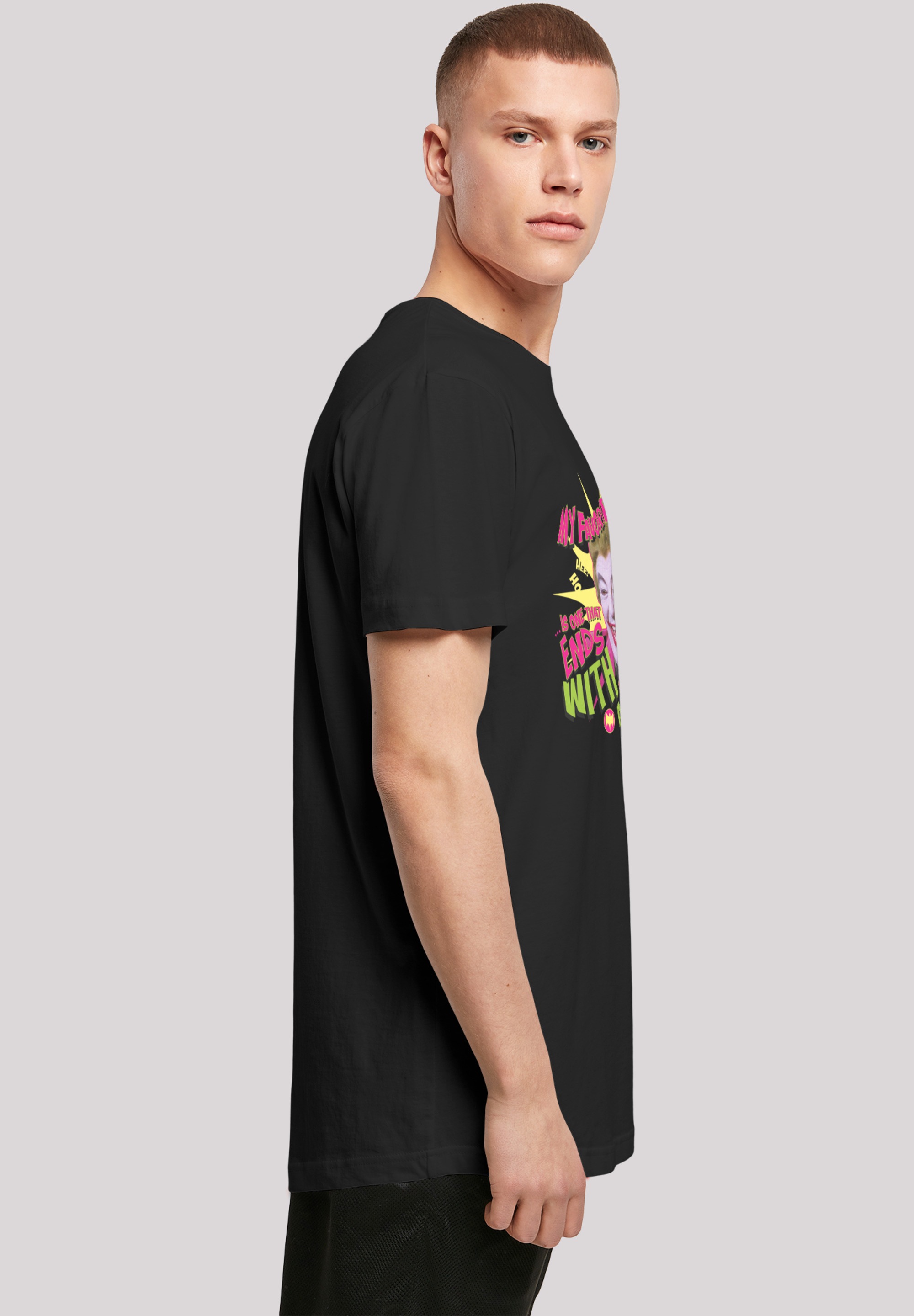 F4NT4STIC T-Shirt »Long Cut T-Shirt 'Batman TV Series Joker Bang'«, Print