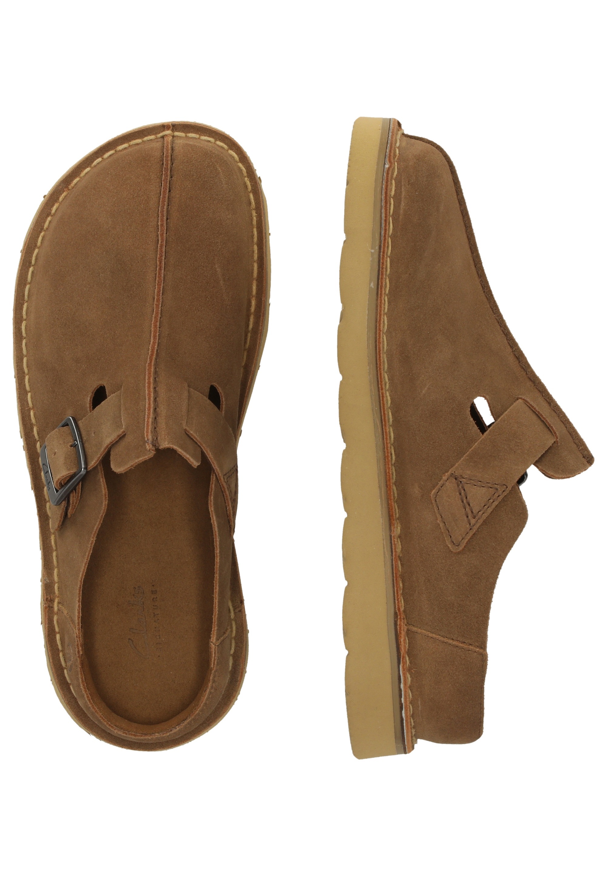 Clarks Slipper »Solsbury Mule«, mit superweichem Fußbett