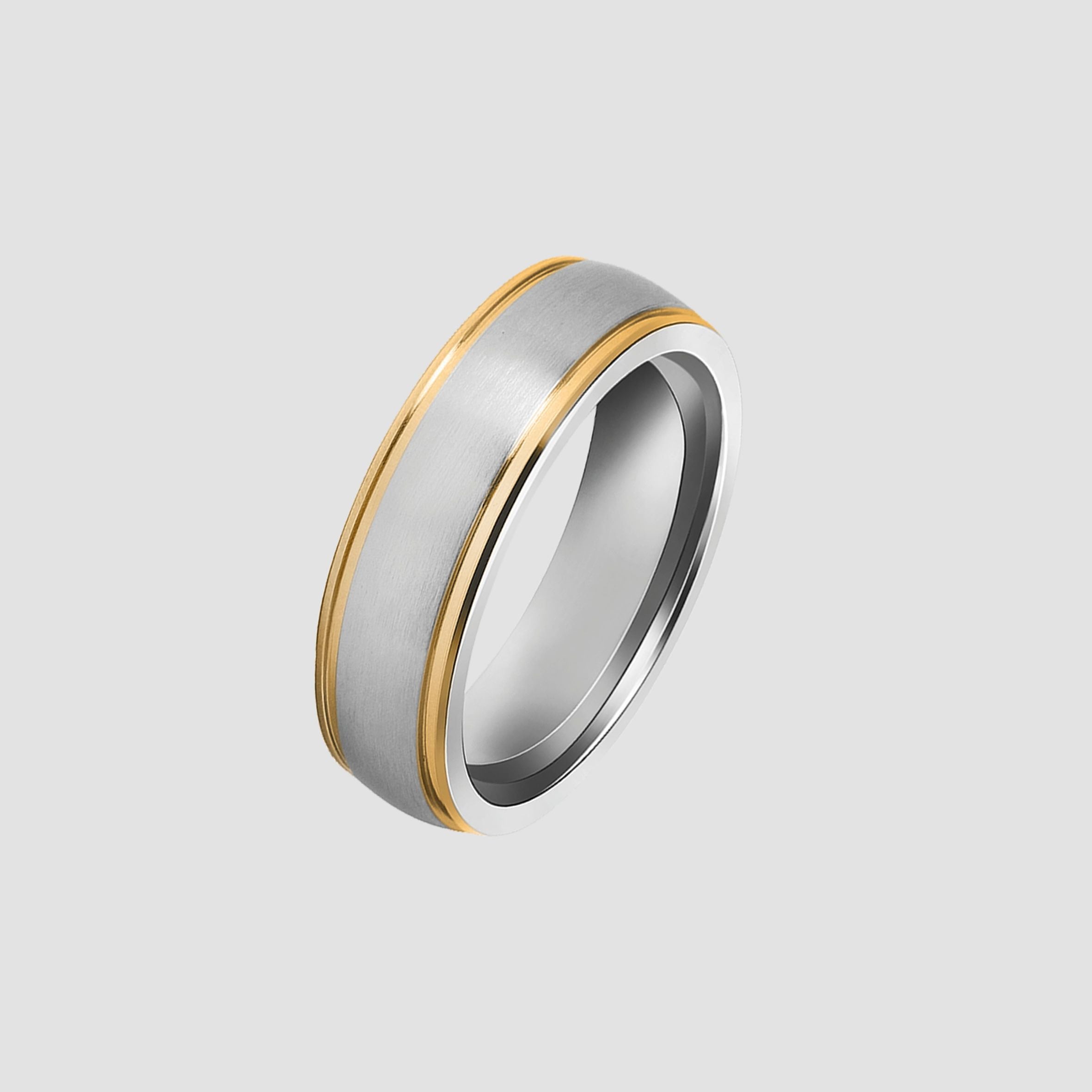 Fingerring ADELIA´S "Herren Ring aus Edelstahl" Gr. 76, silber, Fingerringe, Herren, 76, Edelstahl, Fingerring