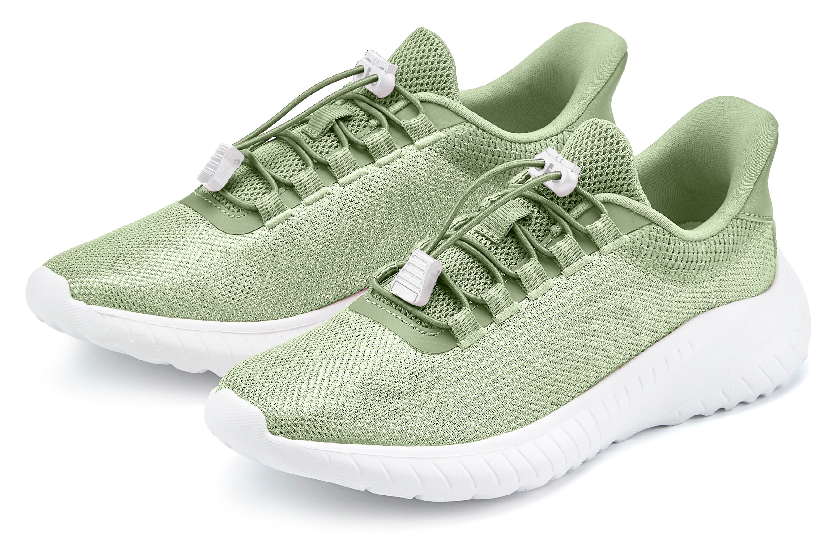 LASCANA Sneaker mit leichtem Metallic-Effekt