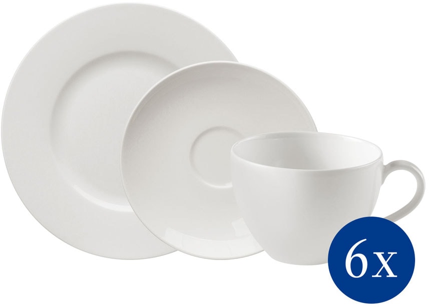 vivo Villeroy & Boch Group Kaffeeservice "Basic White" Made in Germany, Fin günstig online kaufen