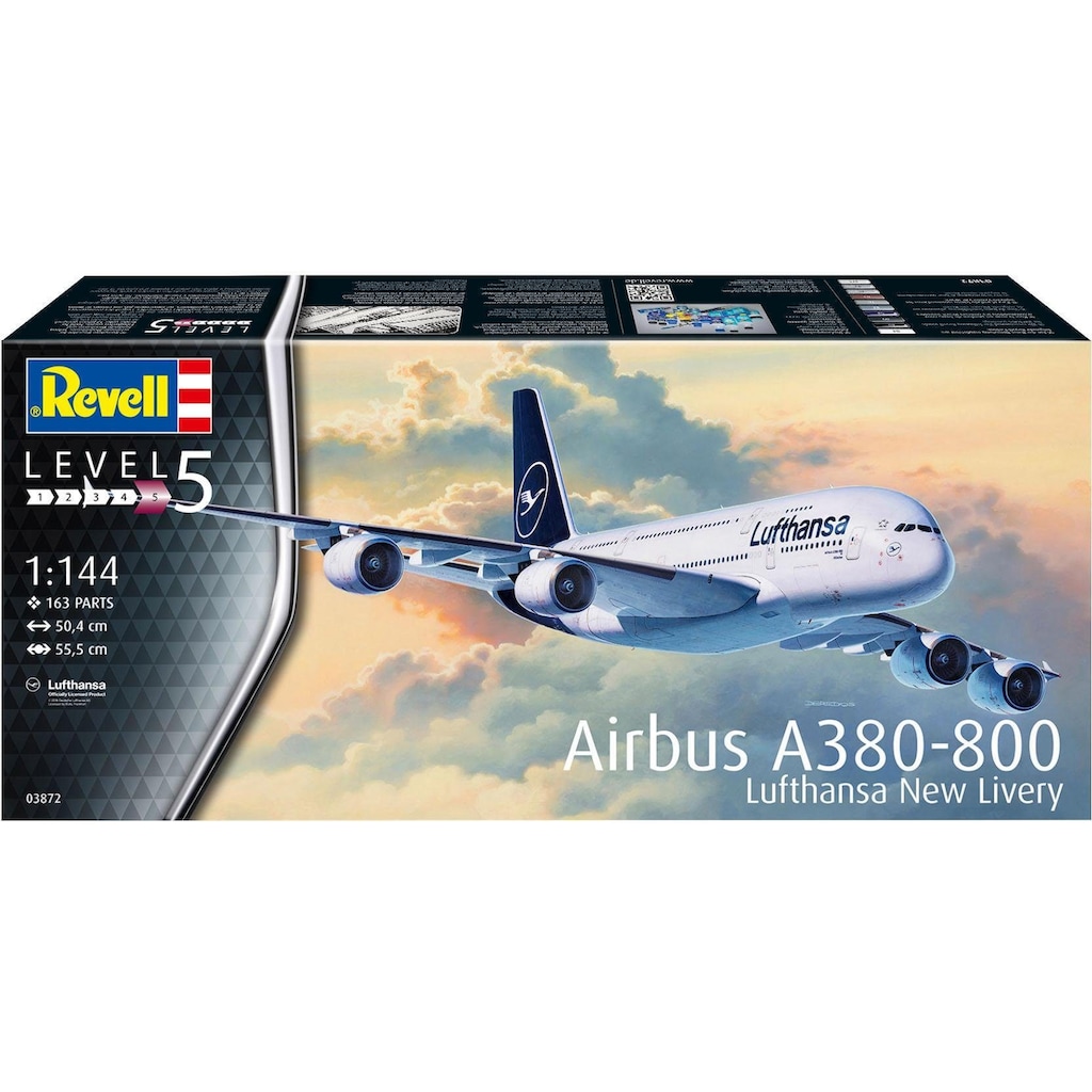 Revell® Modellbausatz »Airbus A380-800 Lufthansa - New Livery«, 1:144