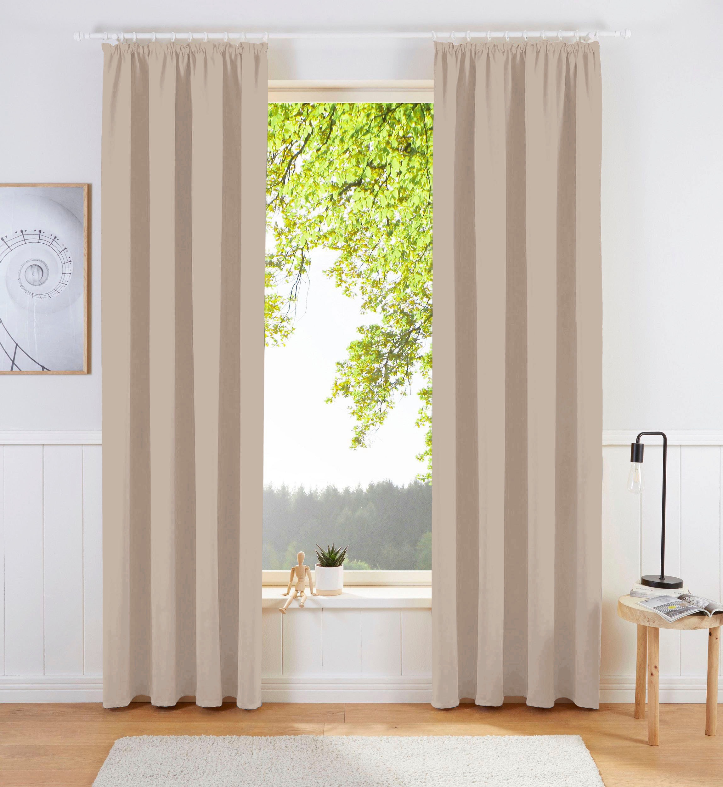 my home Vorhang »Sola«, und | St.), Breite cm Überbreite BAUR 130 270 (1 einfarbig, Verdunkelung, cm, kaufen
