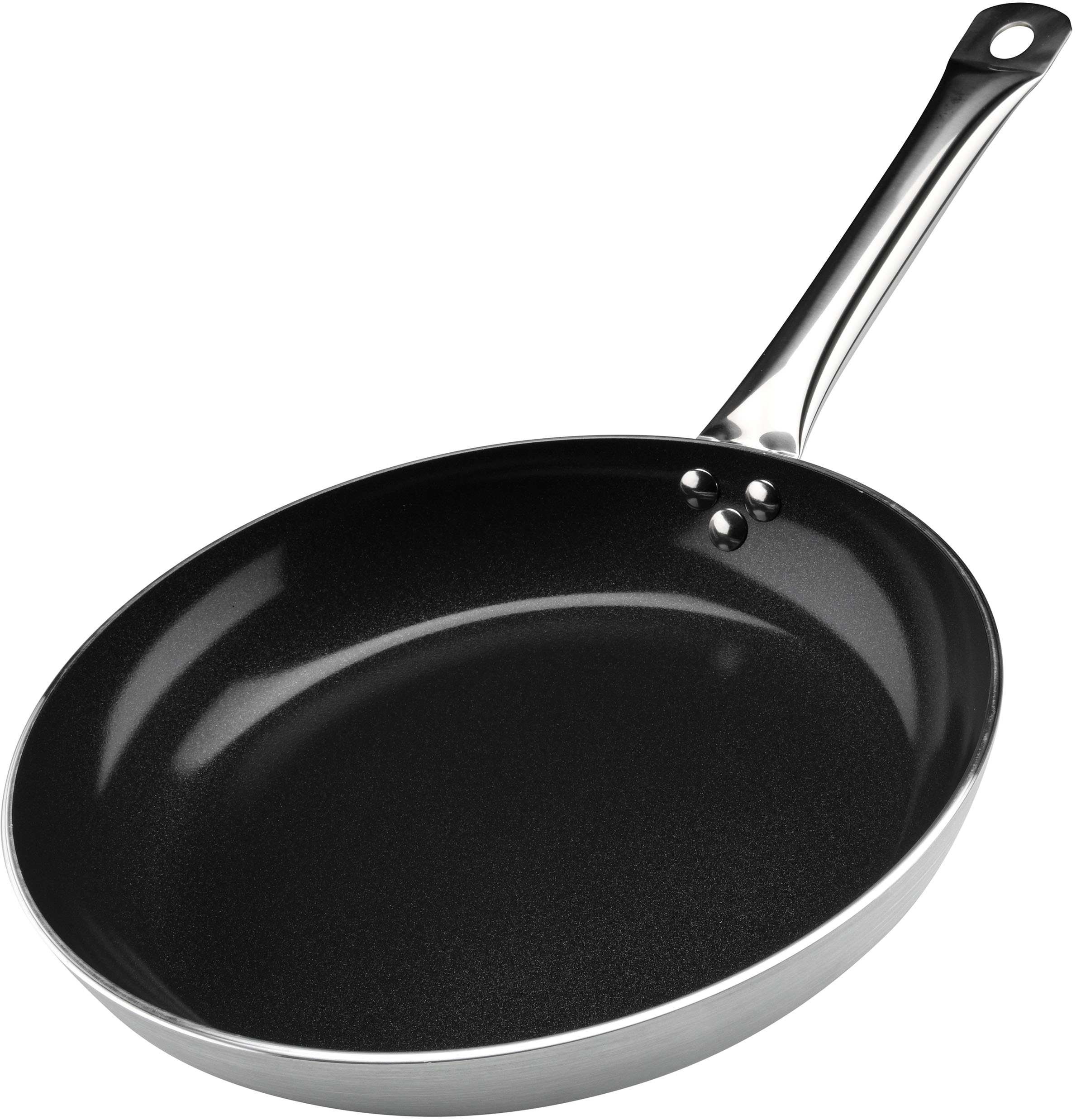 Elo Bratpfanne »Bistro Line« Aluminium 1 Stk. tlg. langer, handlicher Edelstahl Profi Griff, Induktion