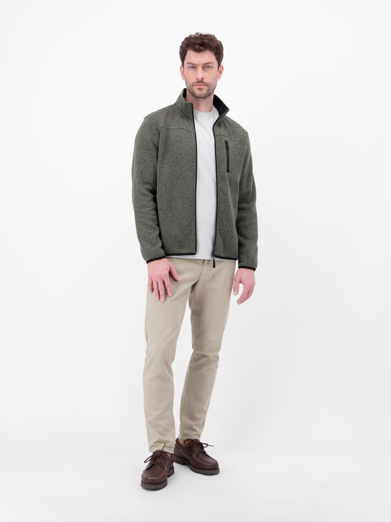 Thumbnail - LERROS Sweatjacke "LERROS Fleecejacke für Herren - warm, leicht, urban"