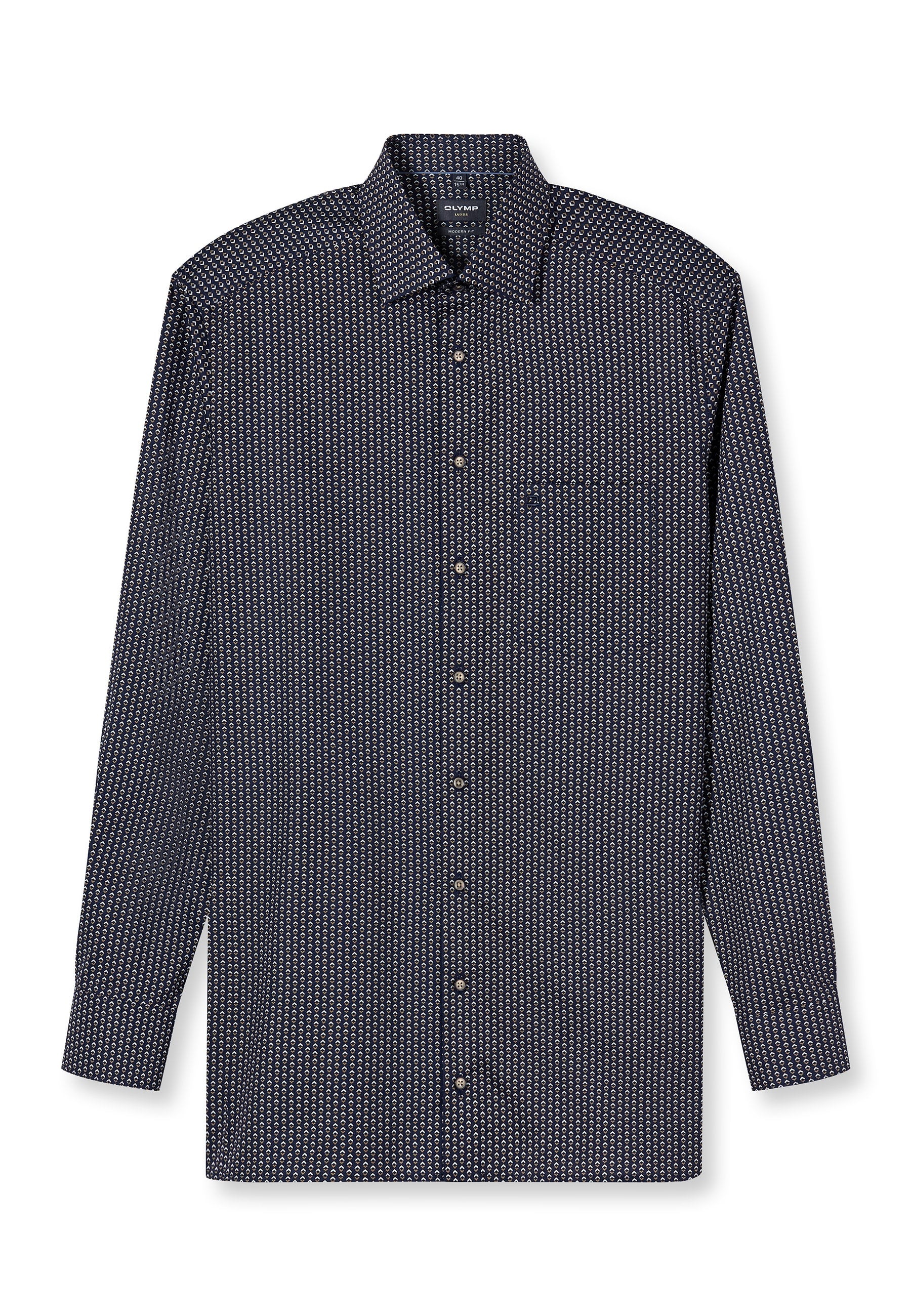OLYMP Luxor Modern Fit Shirt Navy 44 7