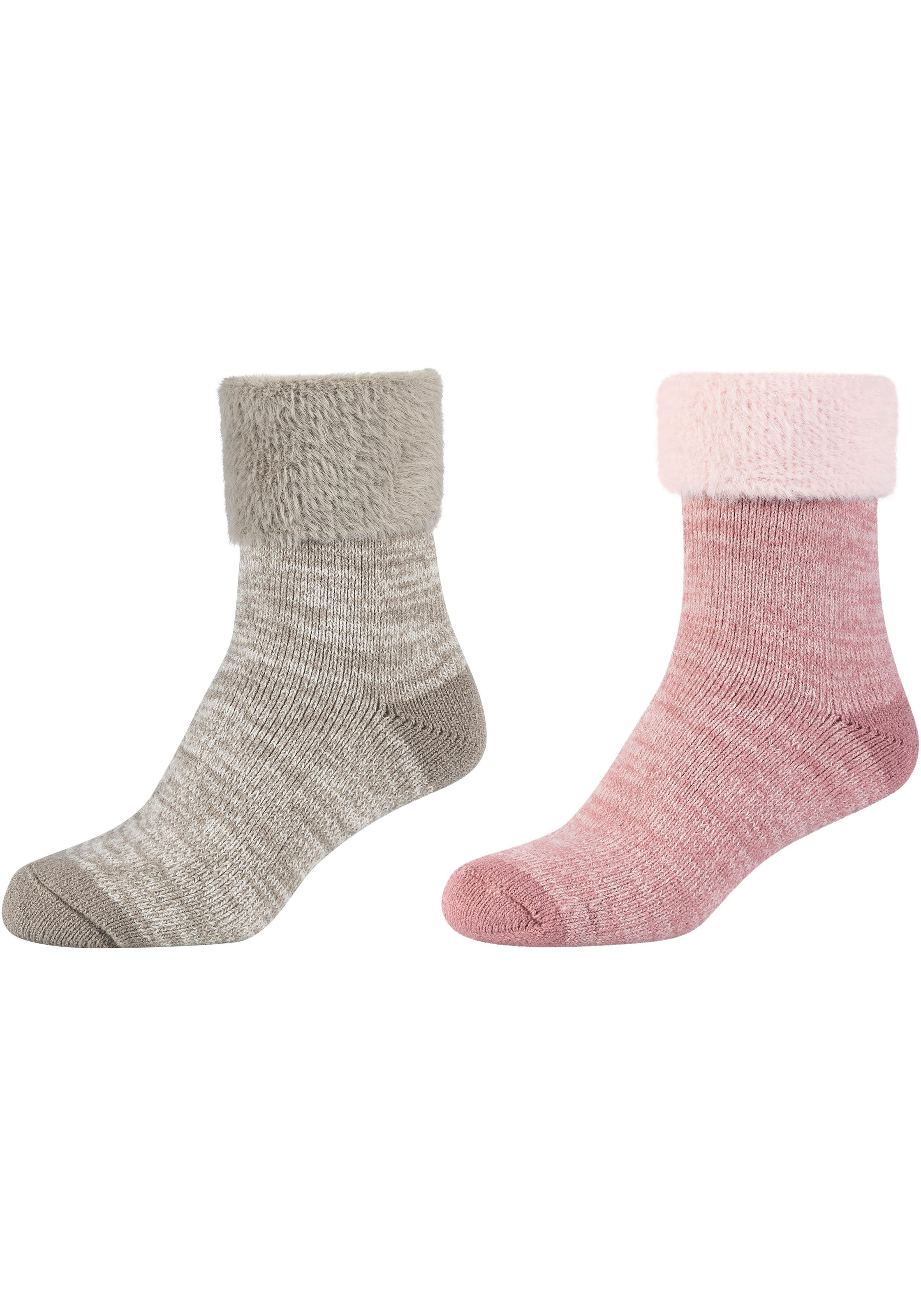 Camano Socken "warm & cozy", (2 Paar), Mouline Cosy Socks, wärmende Qualitä günstig online kaufen