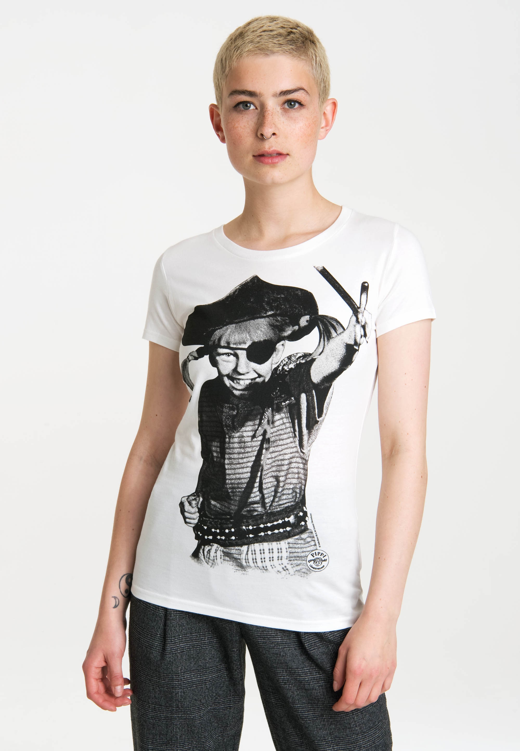 LOGOSHIRT T-Shirt "Pippi - Pirat - Pirate - Pippi Langstrumpf", mit niedlic günstig online kaufen