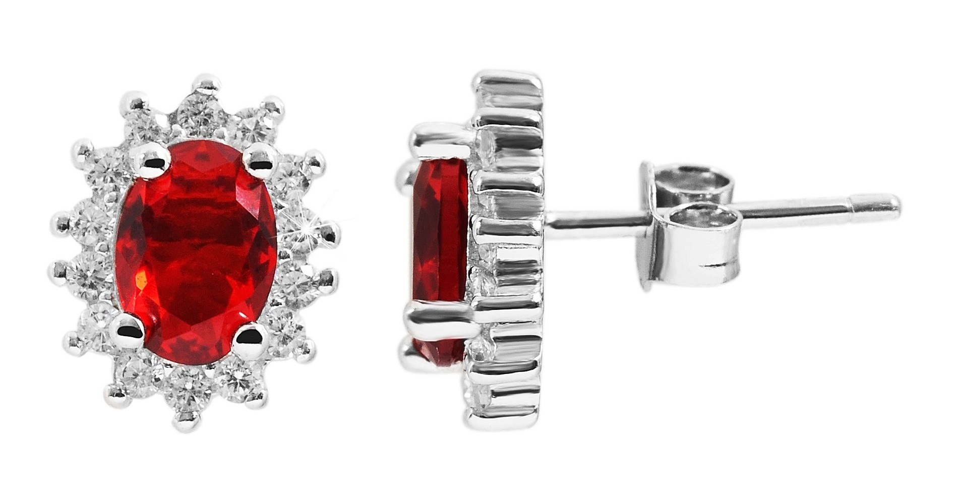 Adelia´s Paar Ohrhänger "Damen Ohrringe – Ohrstecker aus 925 Silber mit Zir günstig online kaufen