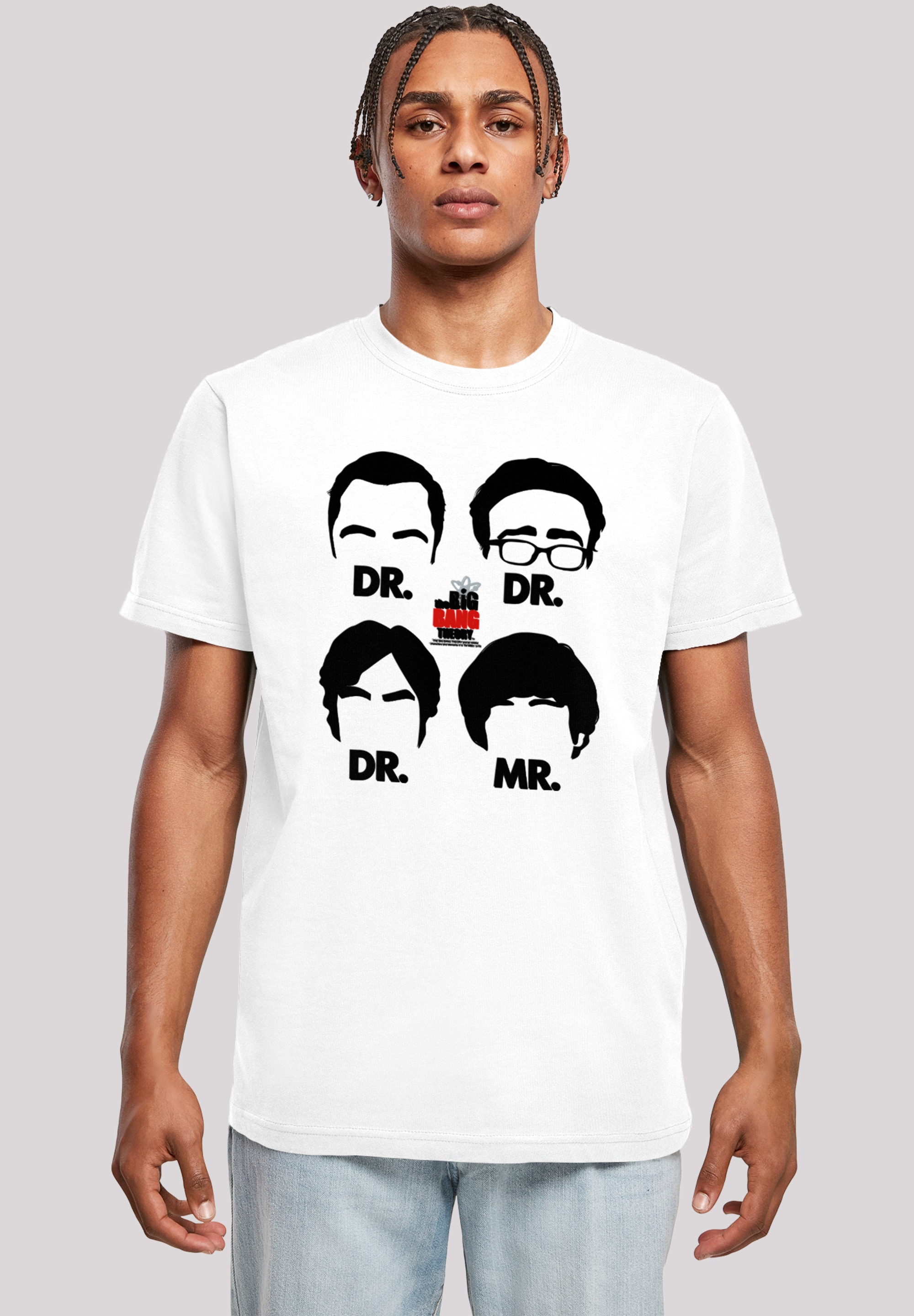 T-Shirt »Big Bang Theory Doctors And Mr«, Herren,Premium Merch,Regular-Fit,Basic,Bedruckt