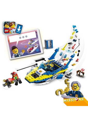 LEGO® Konstruktionsspielsteine »Detektivmissionen der Wasserpolizei (60355), LEGO®... kaufen