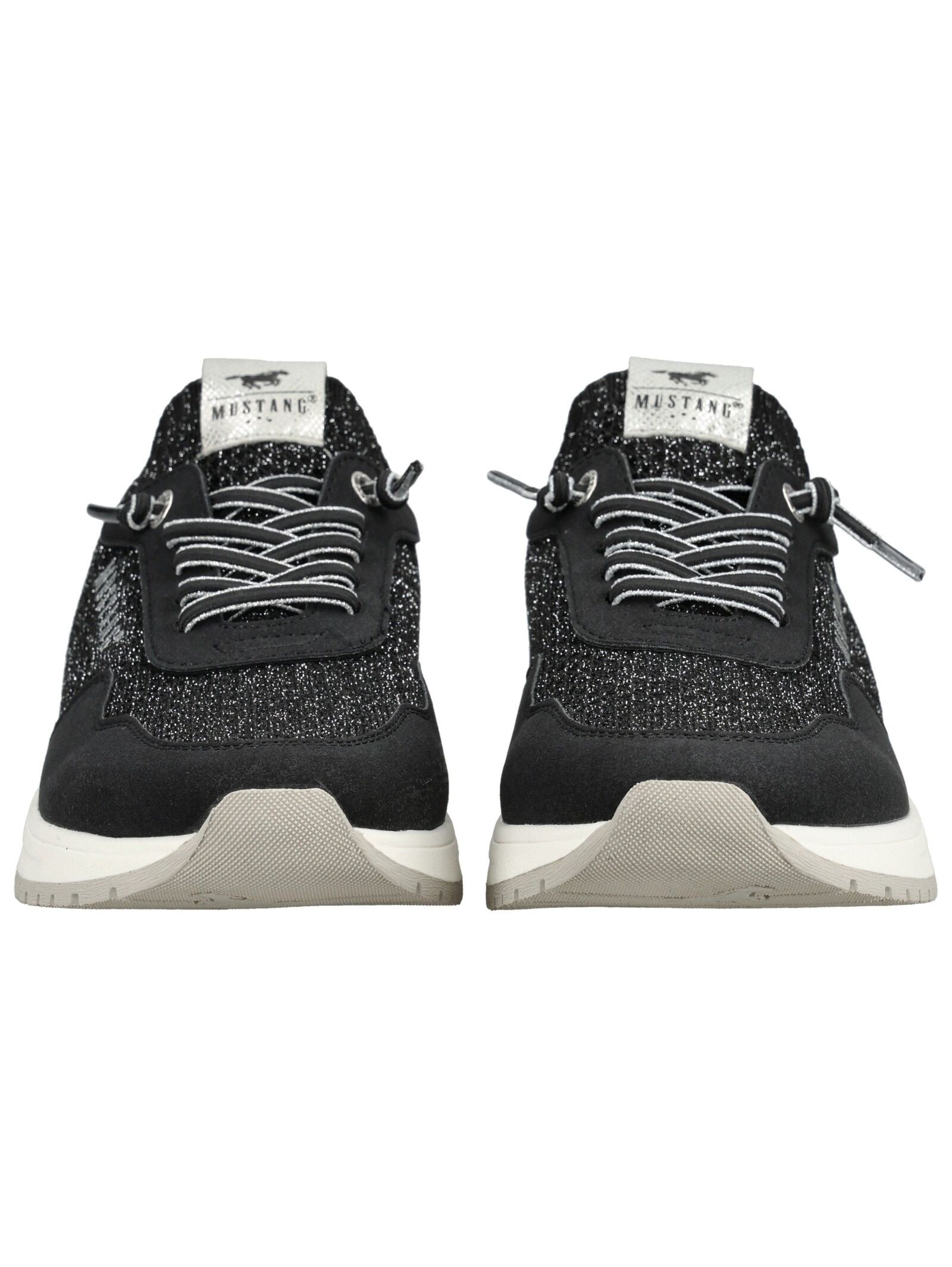 Mustang Shoes Sneaker Men Black/Silver Size 37 2