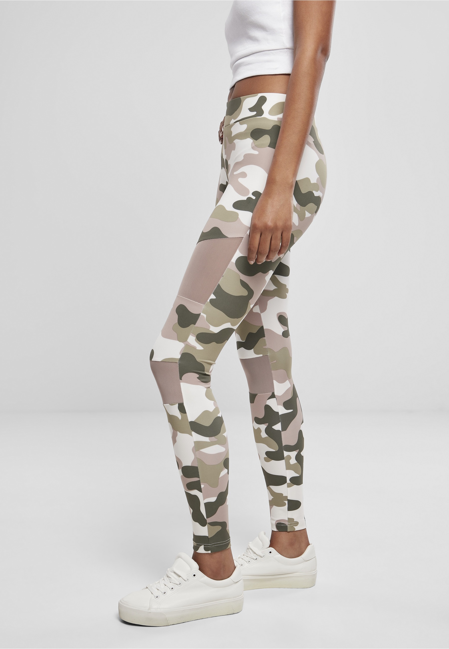 URBAN CLASSICS Leggings »Urban Classics Damen Ladies Camo Tech Mesh Leggings«