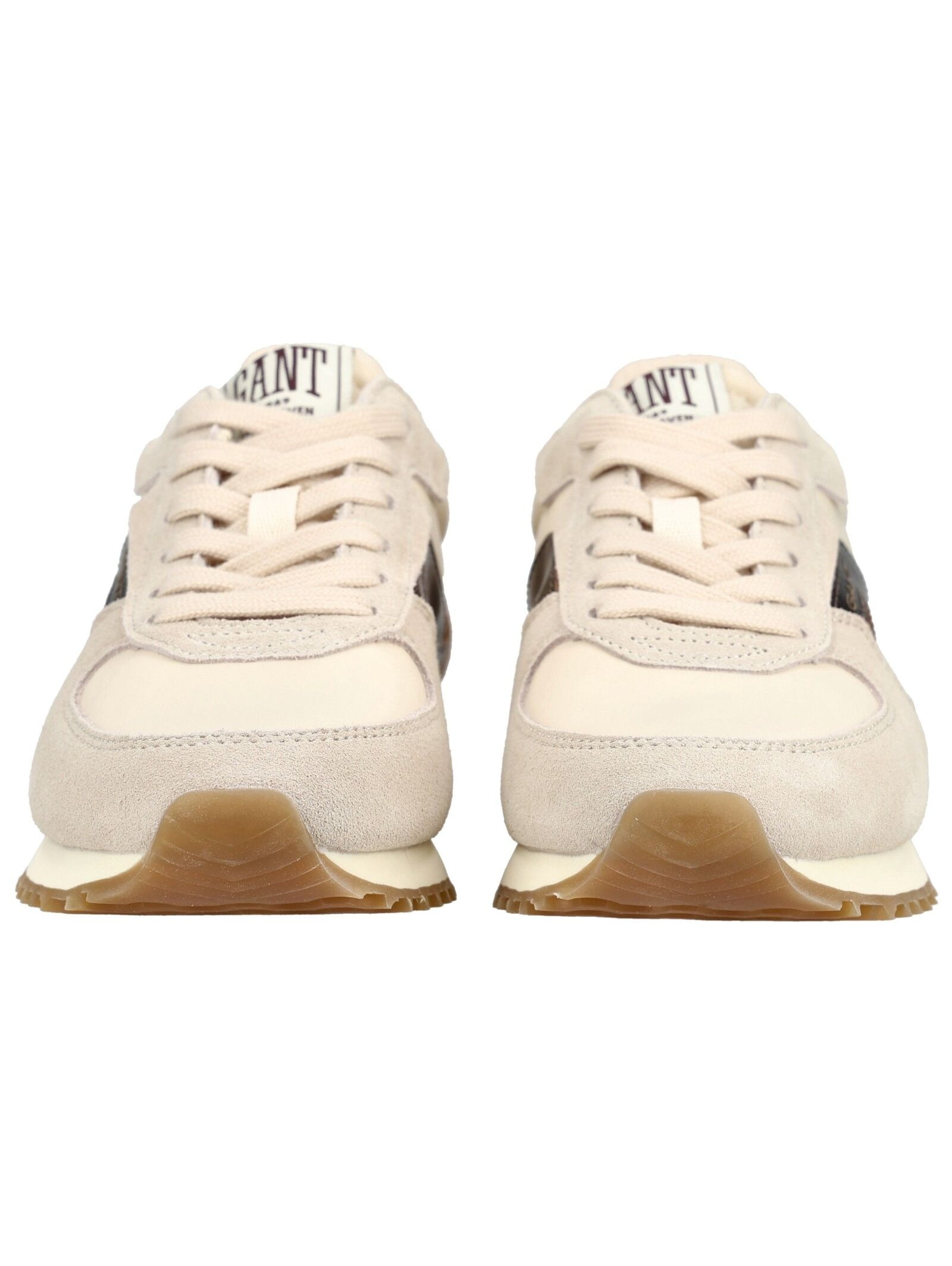 Sneaker GANT "Gant Sneaker Veloursleder/Textil", Herren, Gr. 39, beige, braun, Textil, Veloursleder, Schuhe Sneaker 2