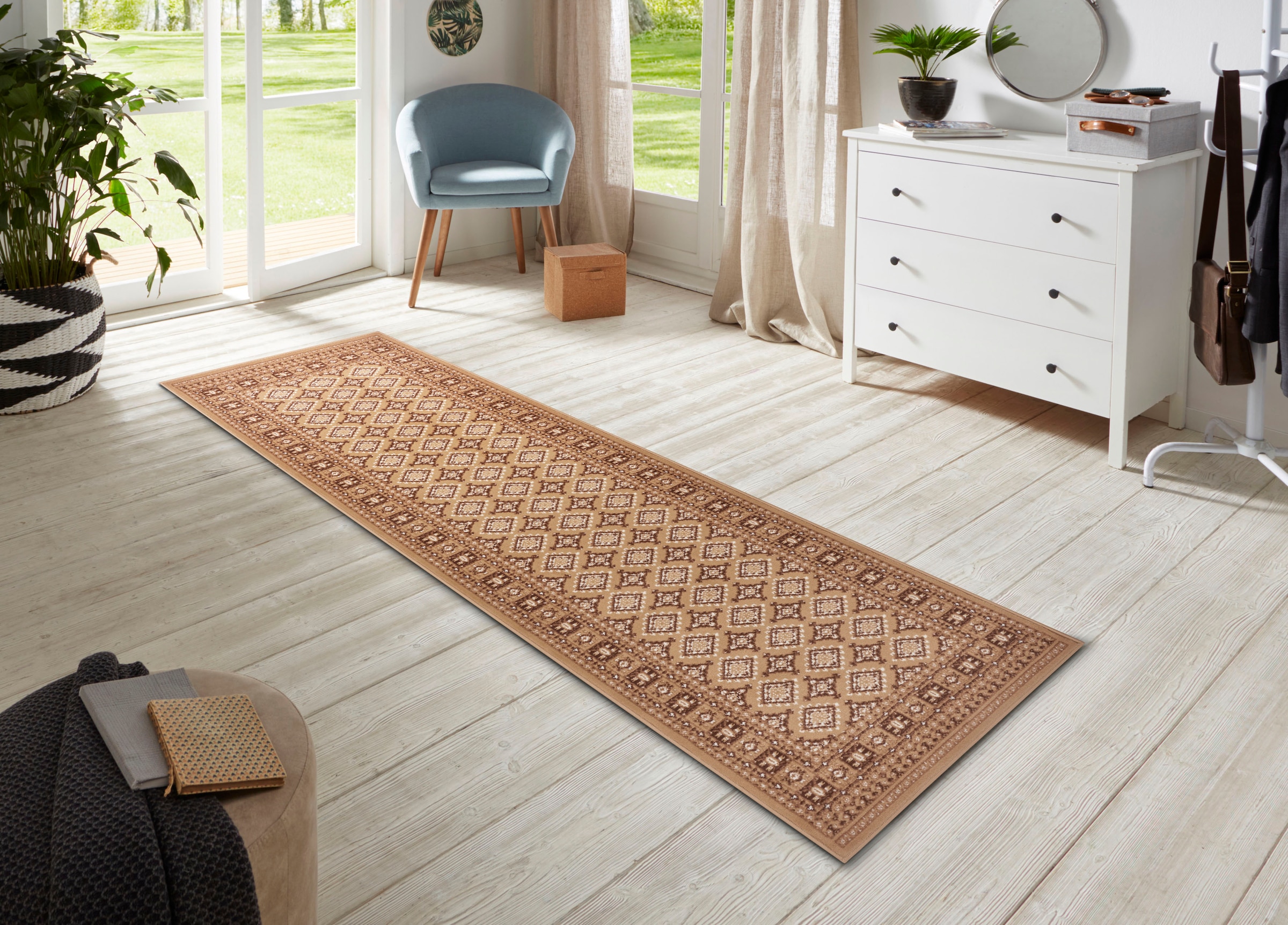 NOURISTAN Läufer »Sao Buchara«, rechteckig, 9 mm Höhe, Kurzflor, Orientalisch, Teppich, Modern, Wohnzimmer, Flur, Esszimmer