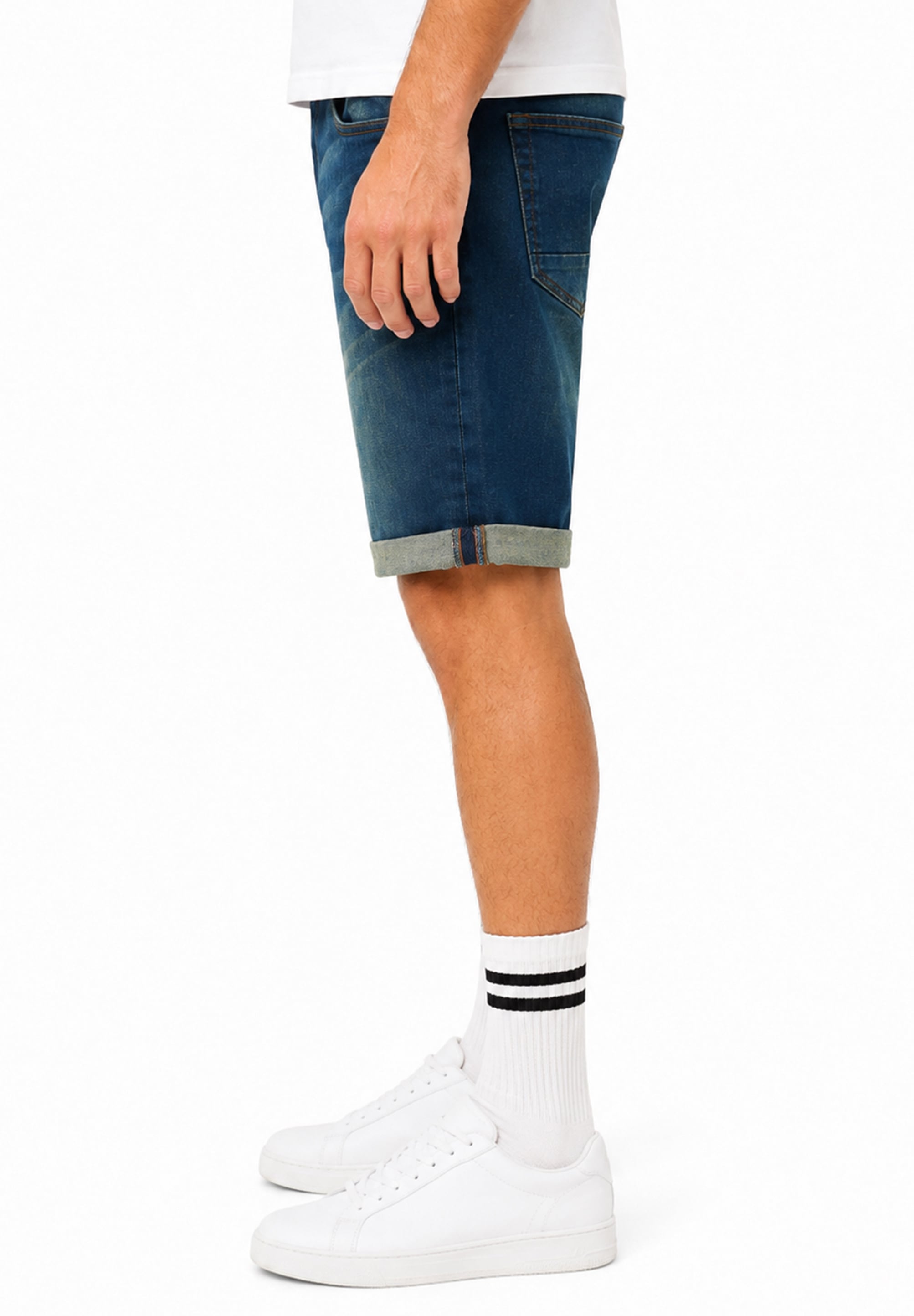 SOULSTAR Shorts »im Baggy-Fit aus 100% Baumwolle für Herren«  Sommer-Shorts Bermuda für Männer mit Elasthan
