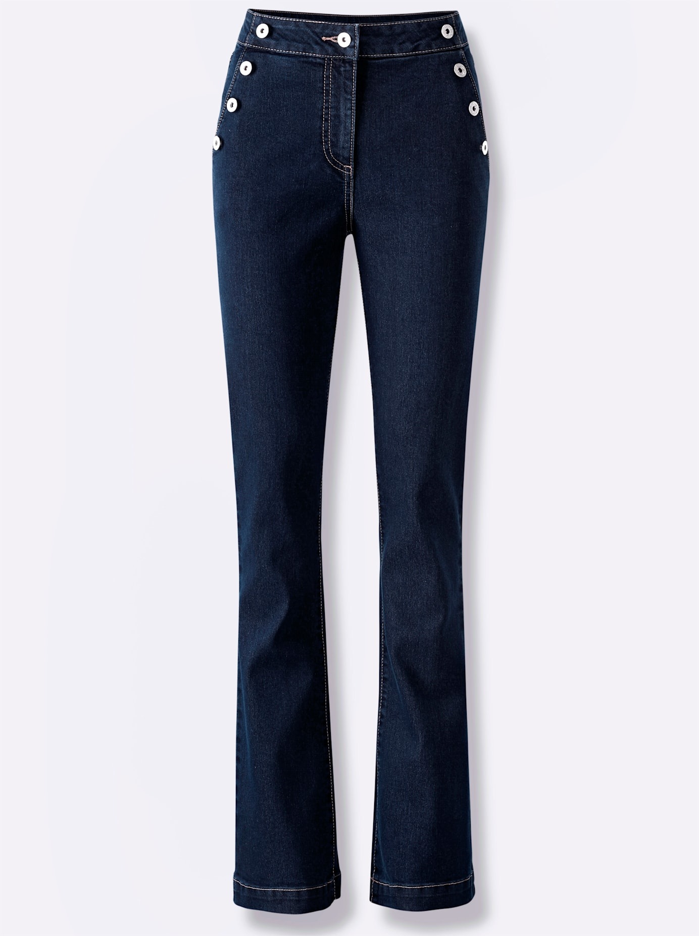 Inspirationen Jean Bootcut Bleu Foncé Taille 44 6