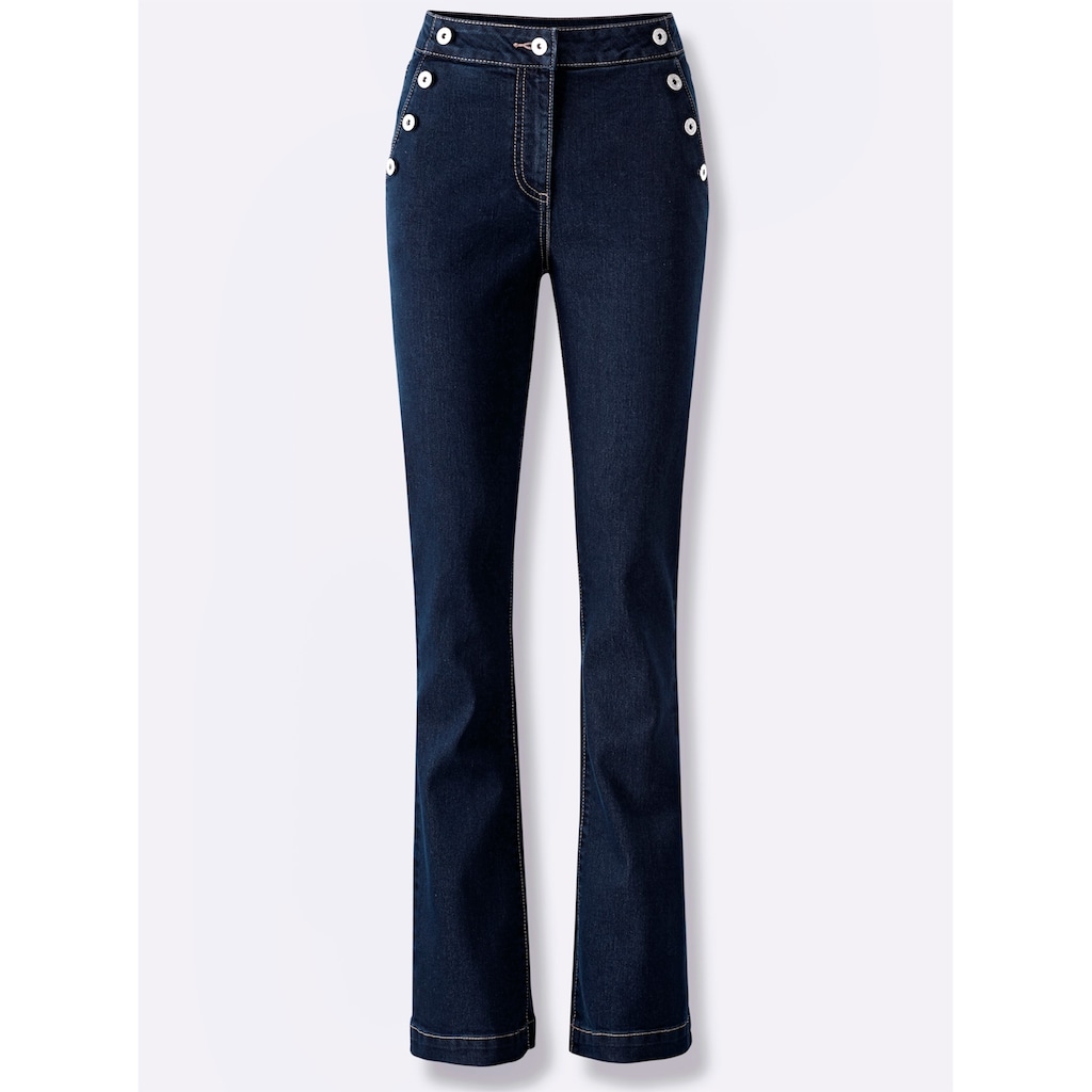 Inspirationen Bootcut-Jeans, (1 tlg.)