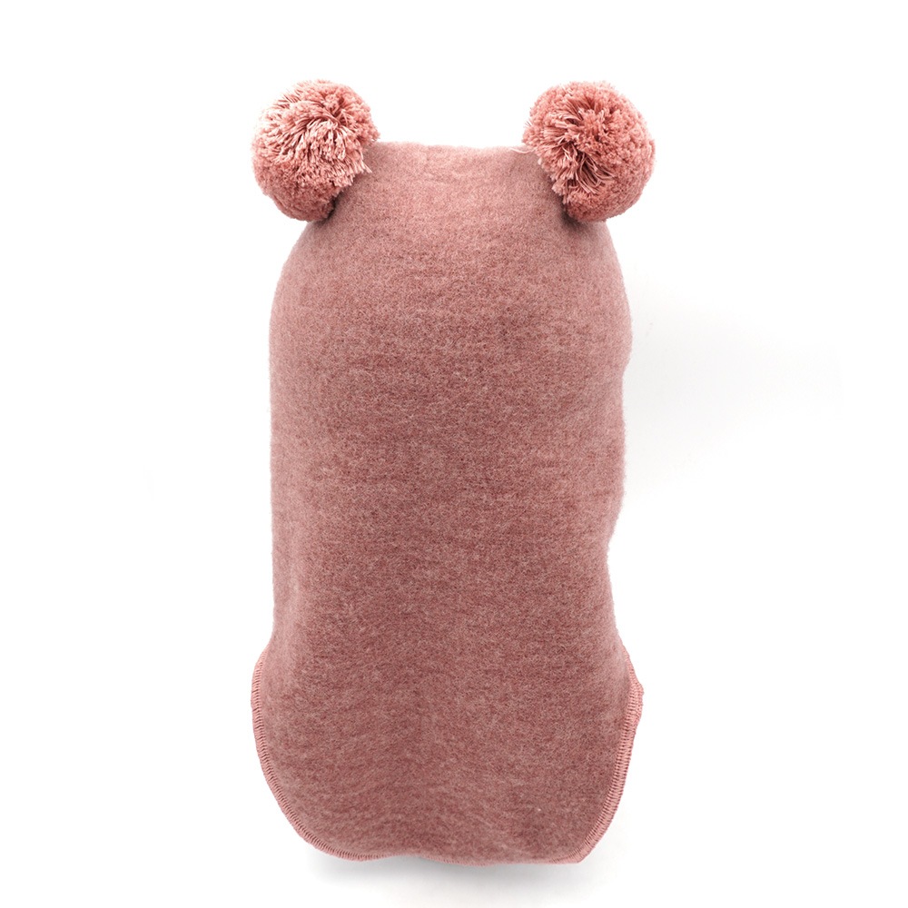 Thumbnail - MAXIMO Schlupfmütze Wolle, gefüttert, mit zwei Bommeln, Rippstrickbünchen