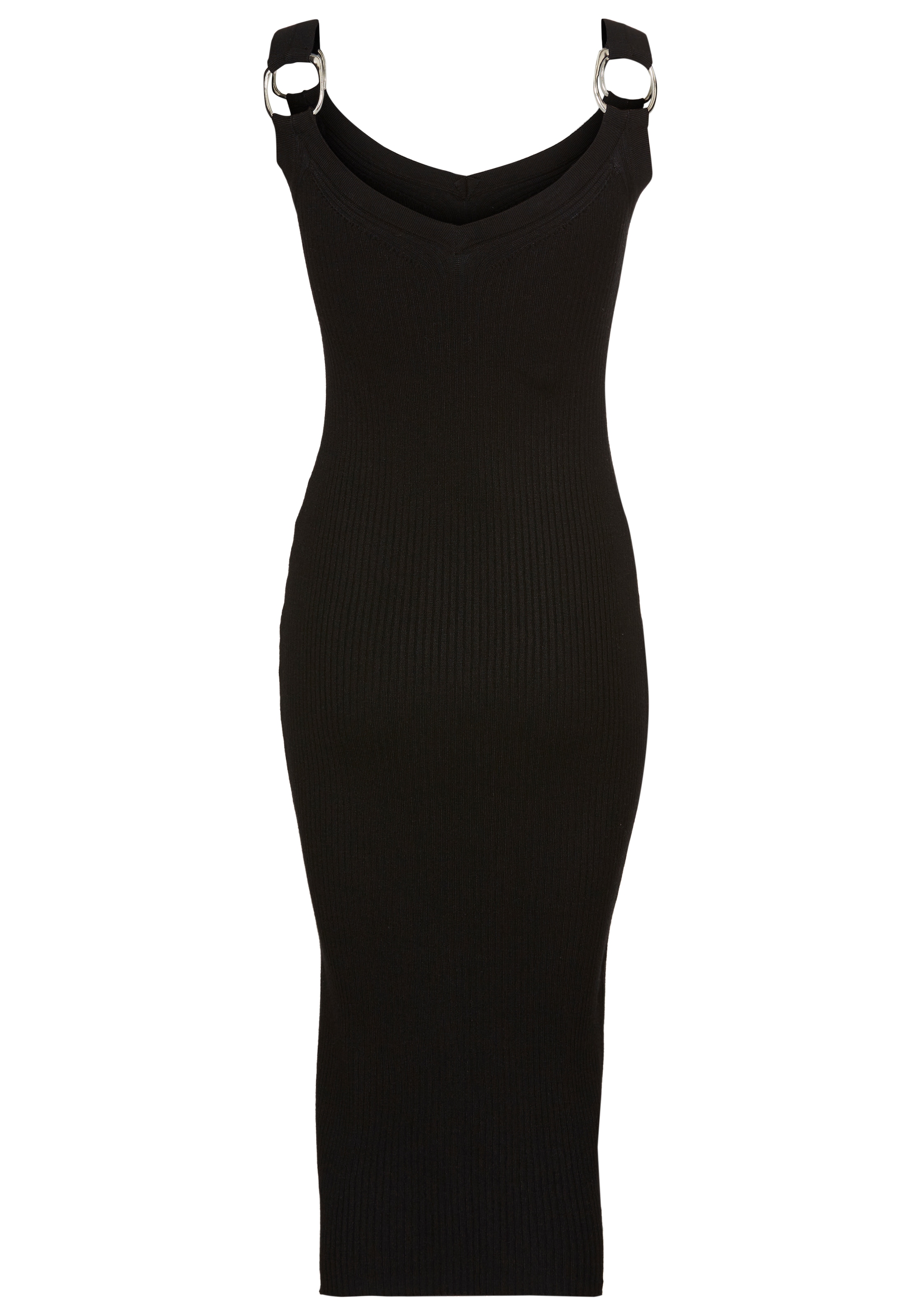 HECHTER PARIS Strickkleid, mit Zierschnallen