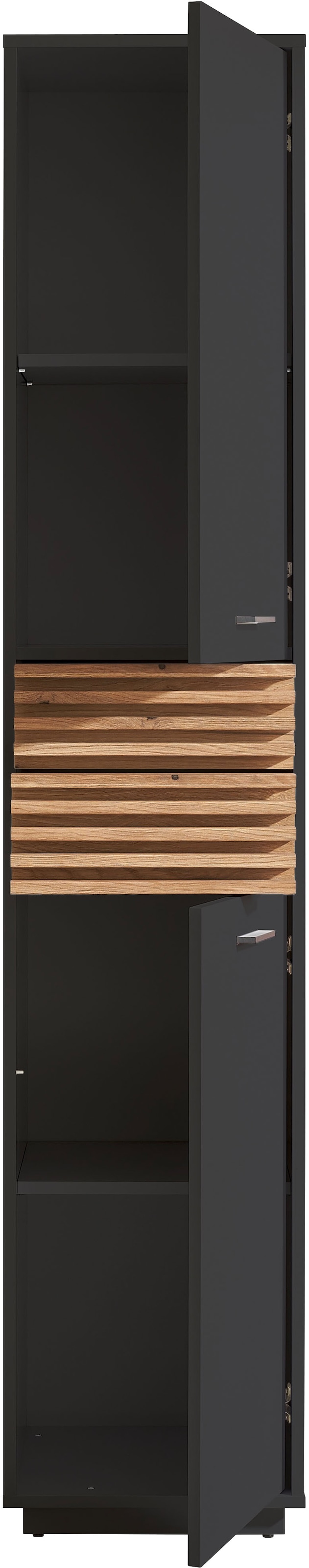 BASIC by Balculina Hochschrank »Liguria B/H/T 38x191x35 cm« 1 Stk. tlg. Breite 38cm, Unterflurauszug, FSC-Mix 70%