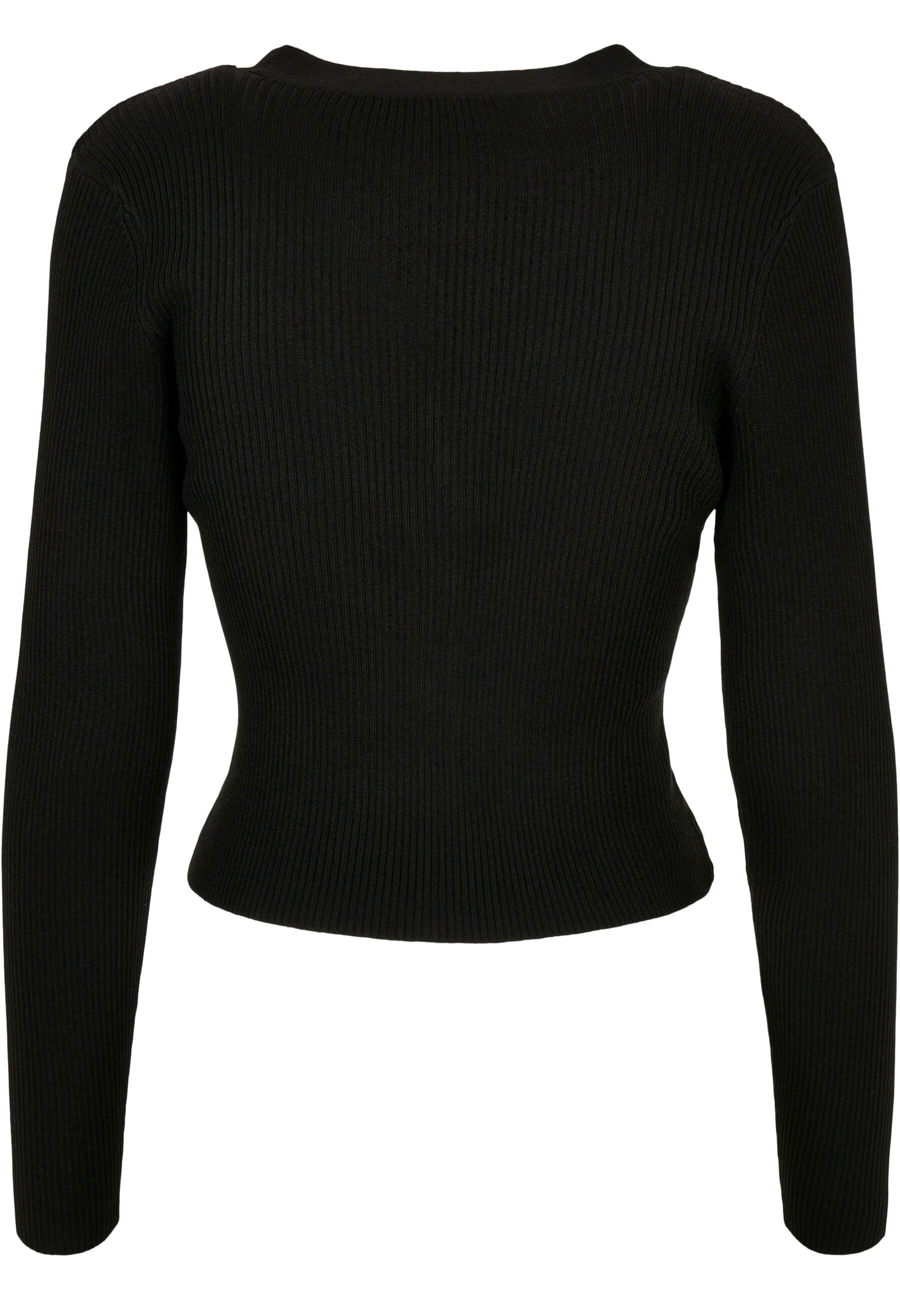 URBAN CLASSICS Strickjacke »Urban Classics Damen Ladies Short Rib Knit Cardigan«