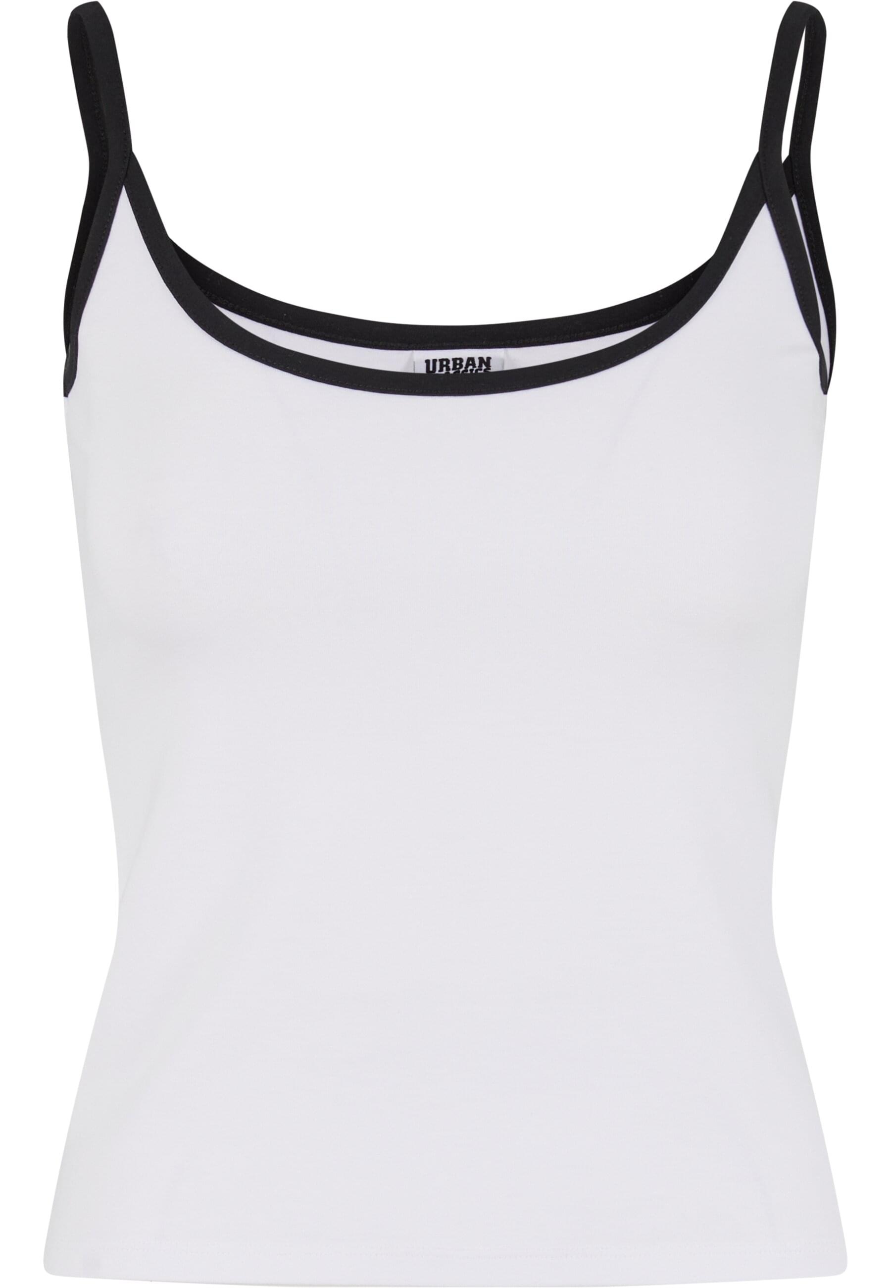 URBAN CLASSICS Muskelshirt »Urban Classics Ladies Contrast Basic Top 2-Pack«, (1 tlg.)