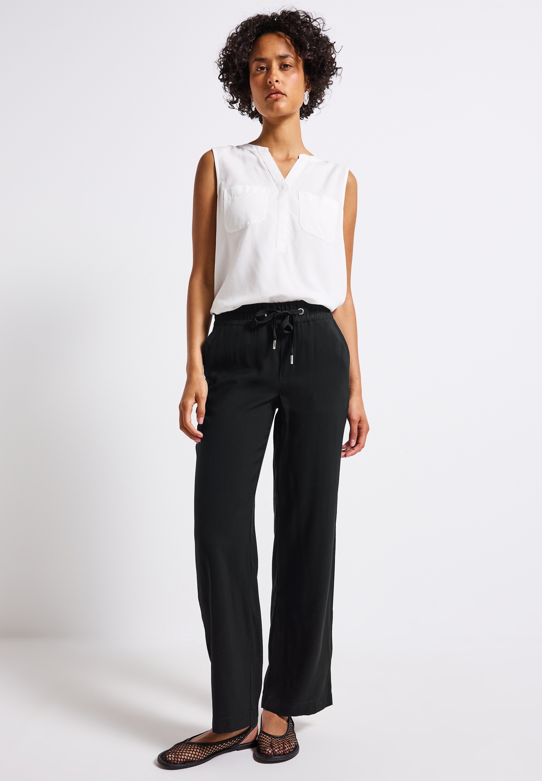 STREET ONE Bermudas, Middle Waist