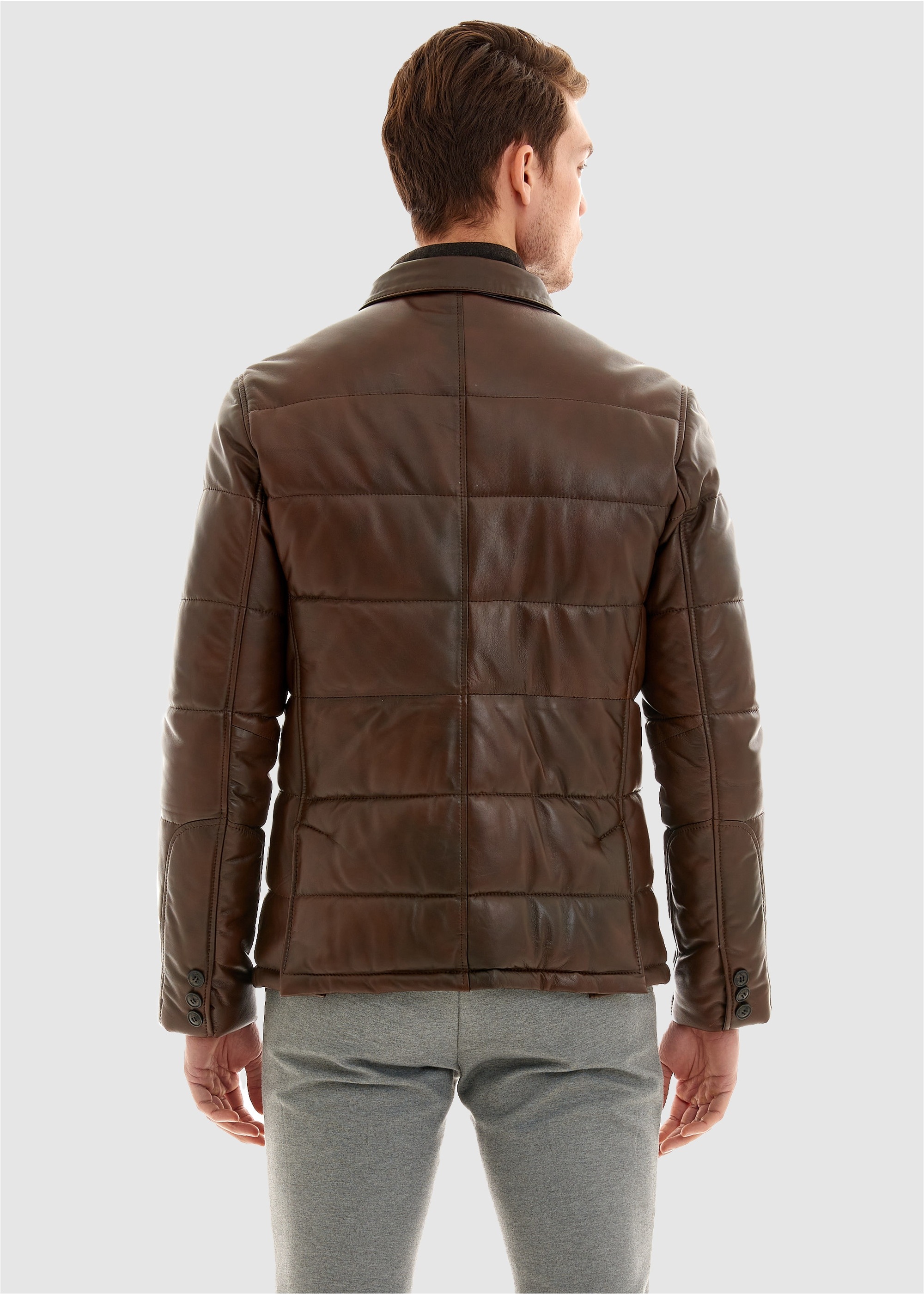 Pierre Cardin Lederjacke, in tollem Stepp-Design