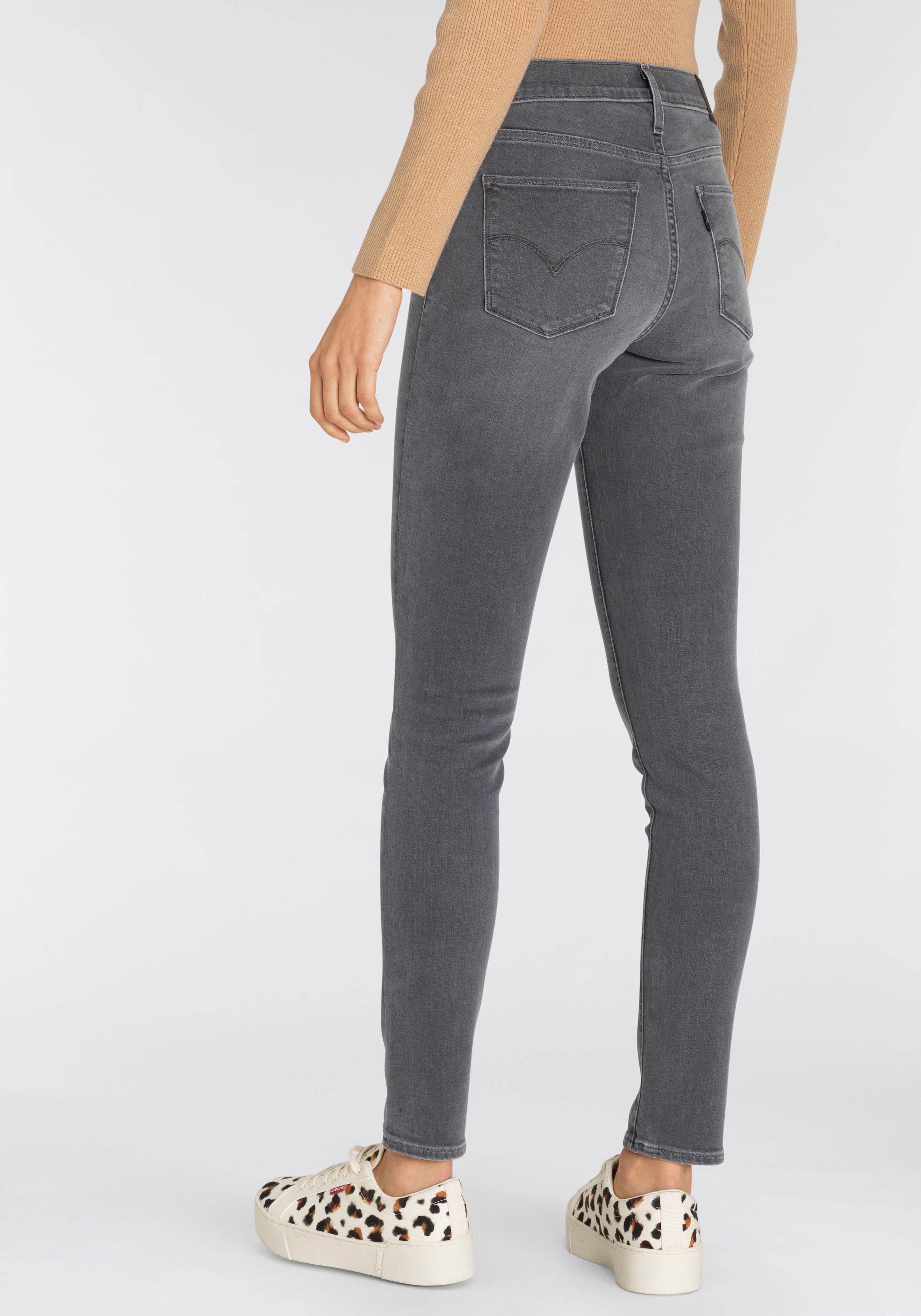 levi's 311 shaping skinny grey