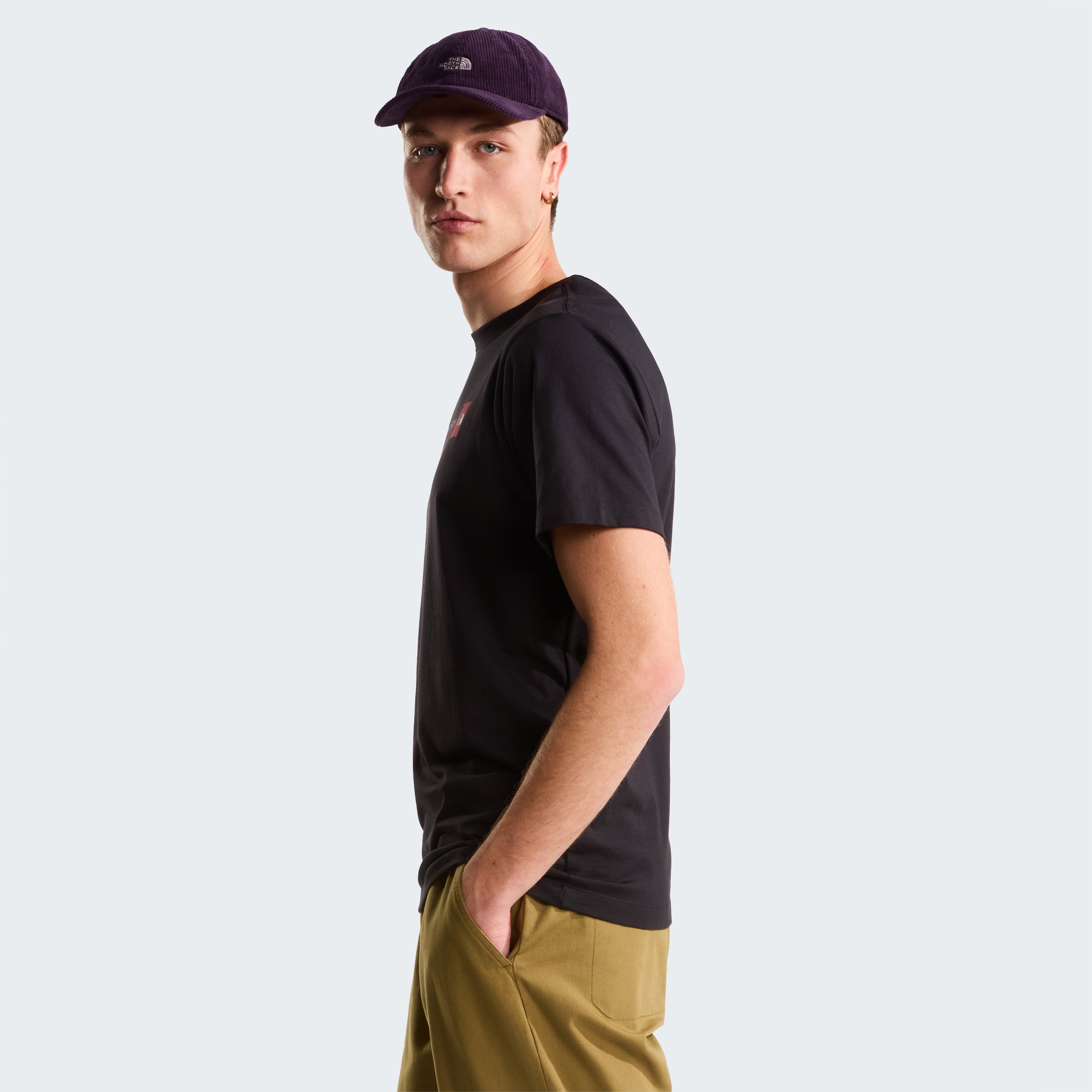 The North Face T-Shirt »M NEVER STOP EXPLORING REGULAR SHORT SLEEVE TEE-GRAPHIC« kurze Ärmel, für Sport und Freizeit, sportlicher Stil