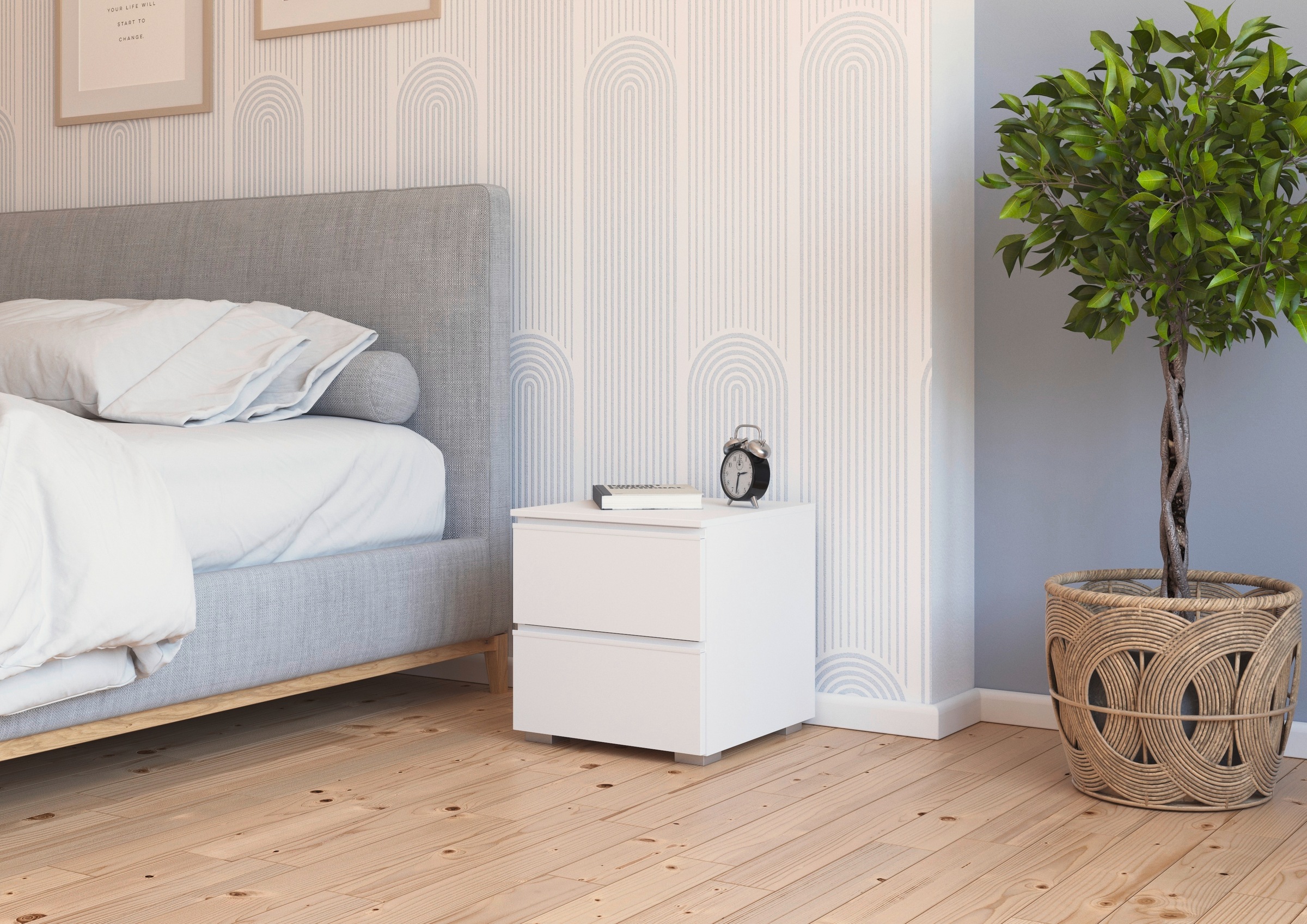 rauch Nachtkommode "Joel" Breite 40 cm, zwei praktische und geräumige Schub günstig online kaufen