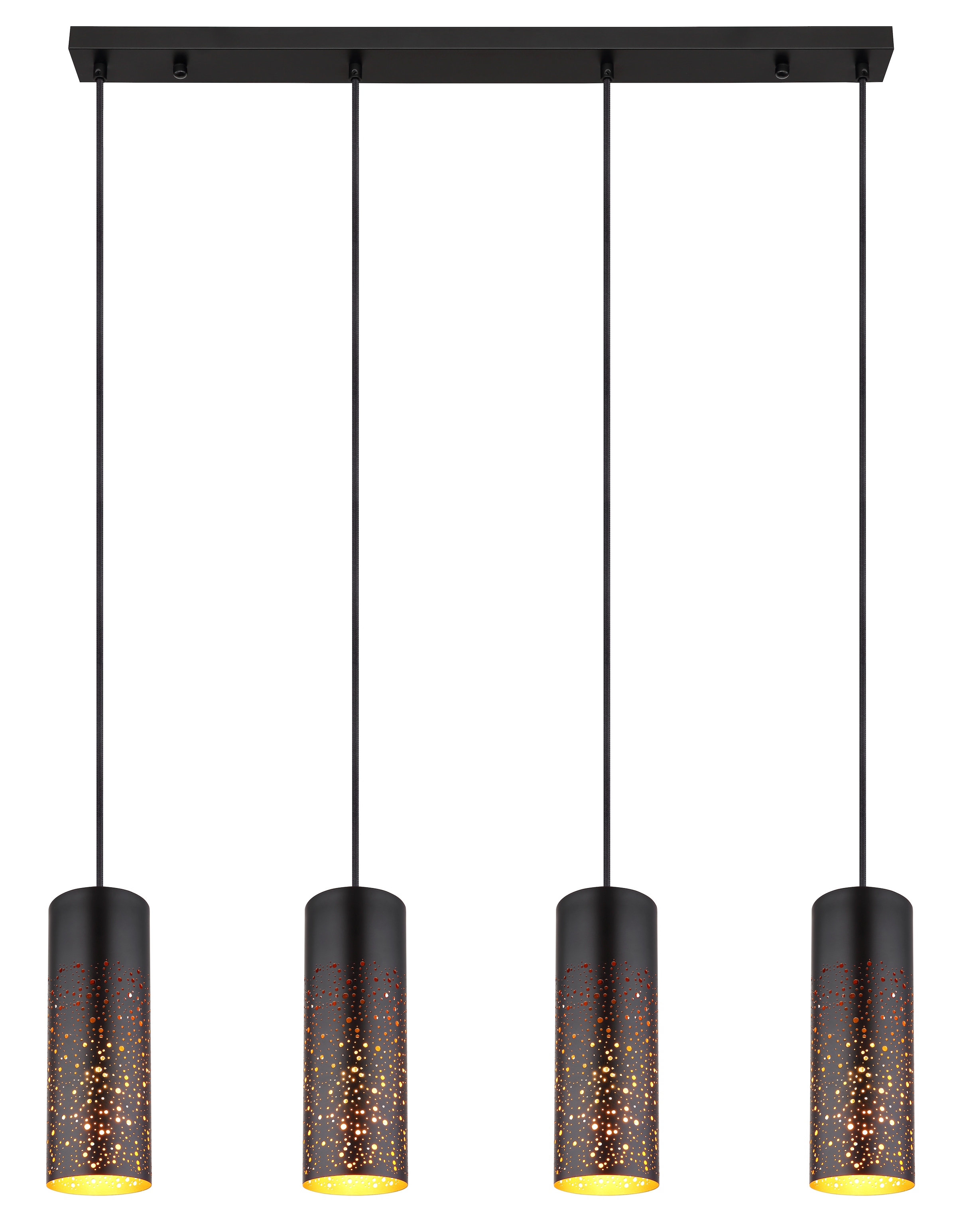 GLOBO LIGHTING Hängeleuchte »CROCKY«, Leuchtmittel E27 | ohne Leuchtmittel, Hängelampe/Pendelleuchte/Esszimmer/Wohnzimmer/Esstisch