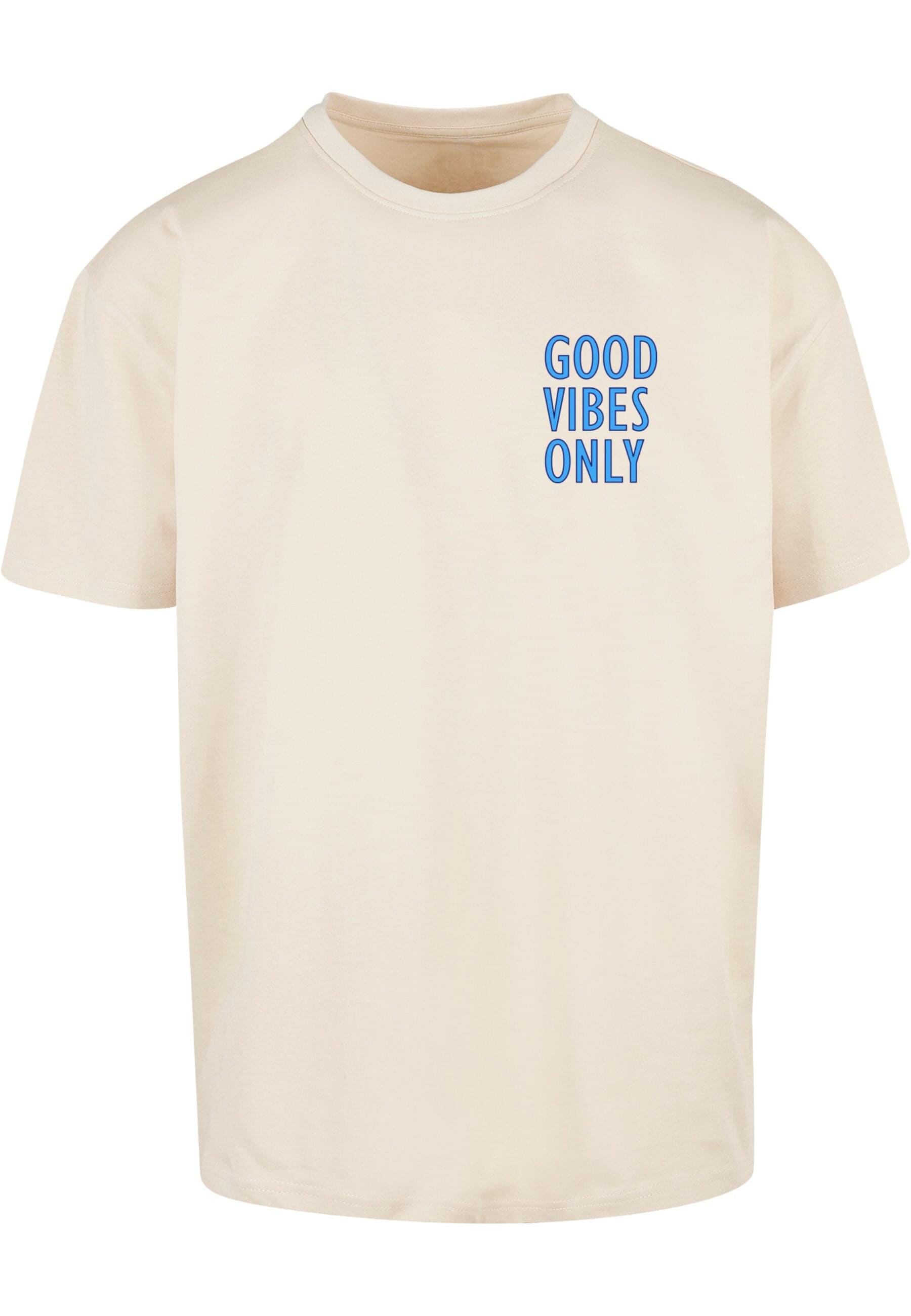 T-Shirt »Merchcode Herren Good Vibes Only Heavy Oversized Tee«, (1 tlg.)