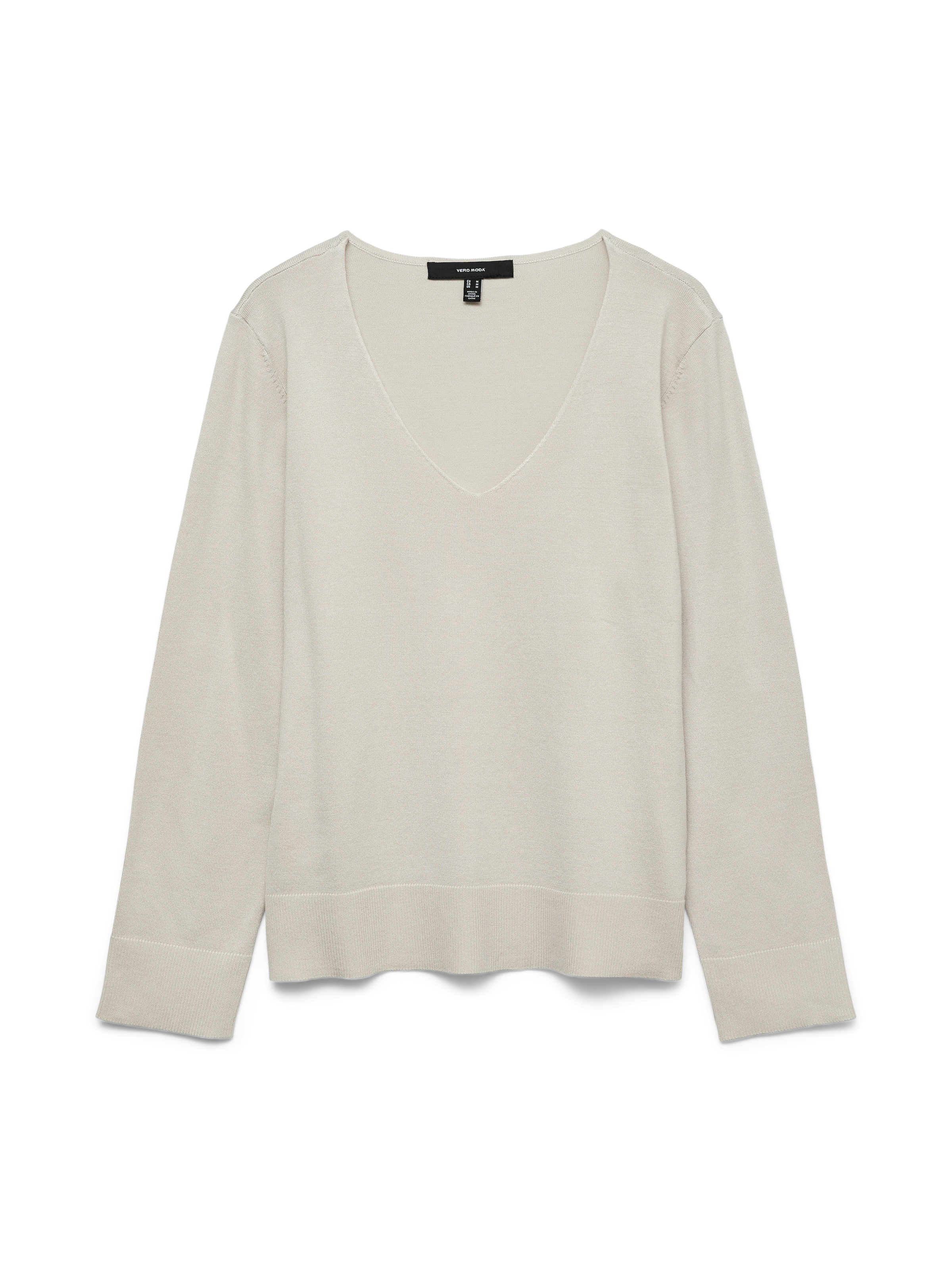 Vero Moda Strickpullover »VMSILJE LS V-NECK PULLOVER GA NOOS«