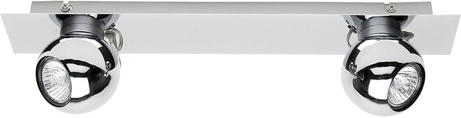 SPOT Light Deckenleuchte »Sergio«, 2 flammig, Leuchtmittel GU10 | LED wechselbar, Deckenleuchte aus Metall für den Flur, Wohn- und Essbereich