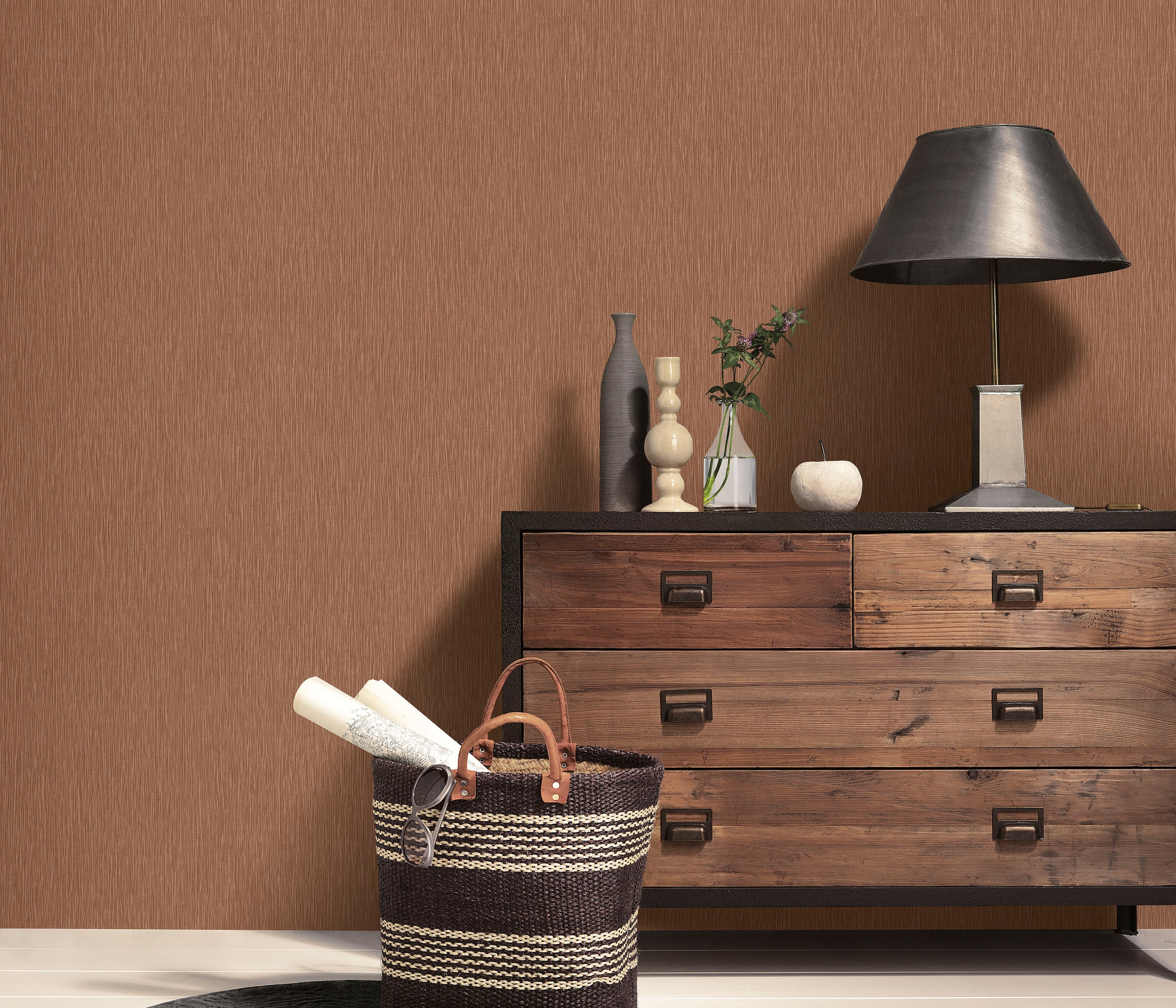 Fashion for walls Vliestapete »Fusion«, glänzend-Strukturmuster, Phthalate frei
