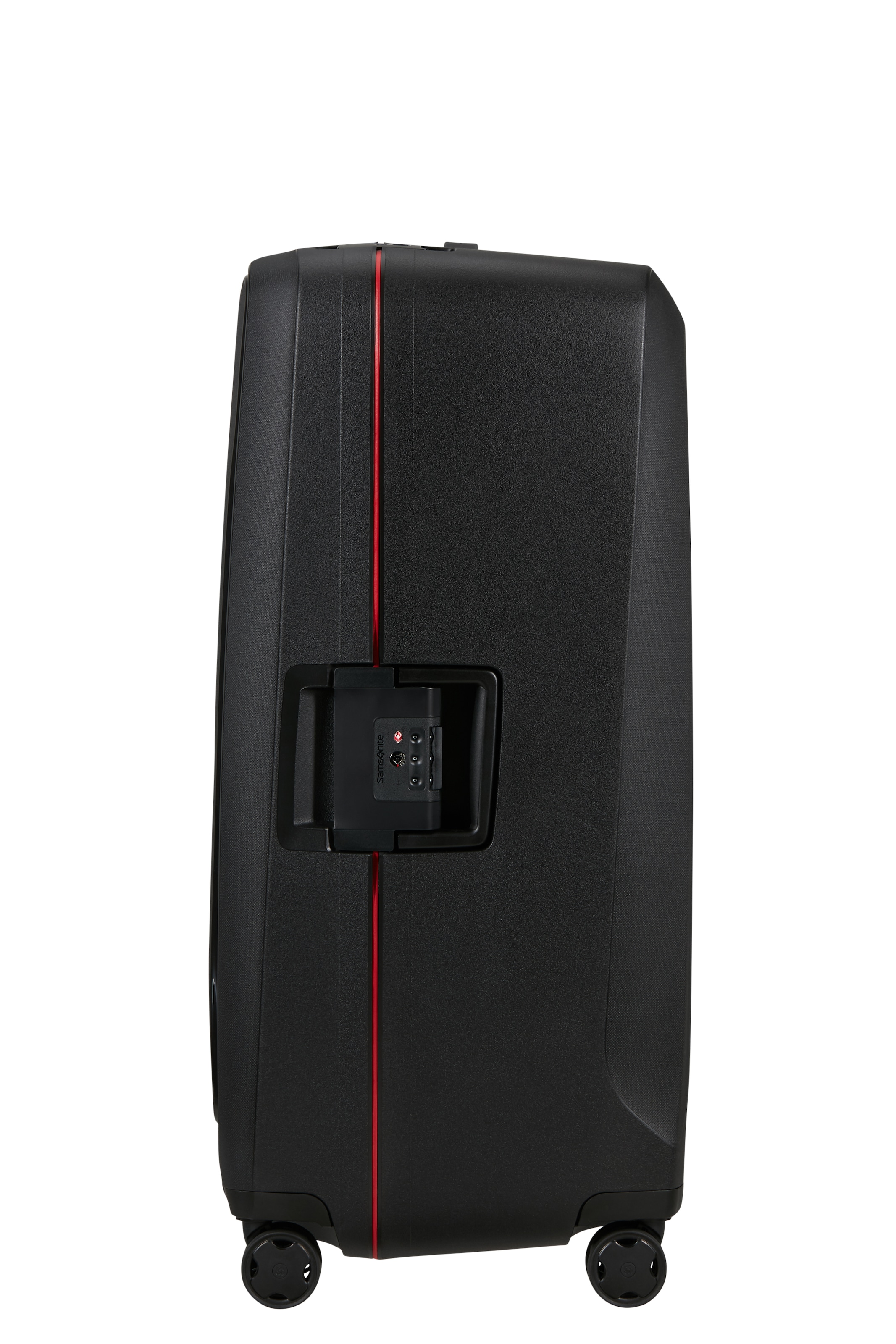 Samsonite Hartschalen-Trolley »ESSENS« 110 l 4 Rollen mit Teleskopgriff, mit Soft-Touch-Tragegriff, mit Adressetikett
