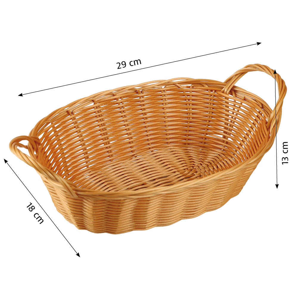 KESPER® Brotkorb »Korb mit Griff, 5er Set«, (Set, 5 tlg.)