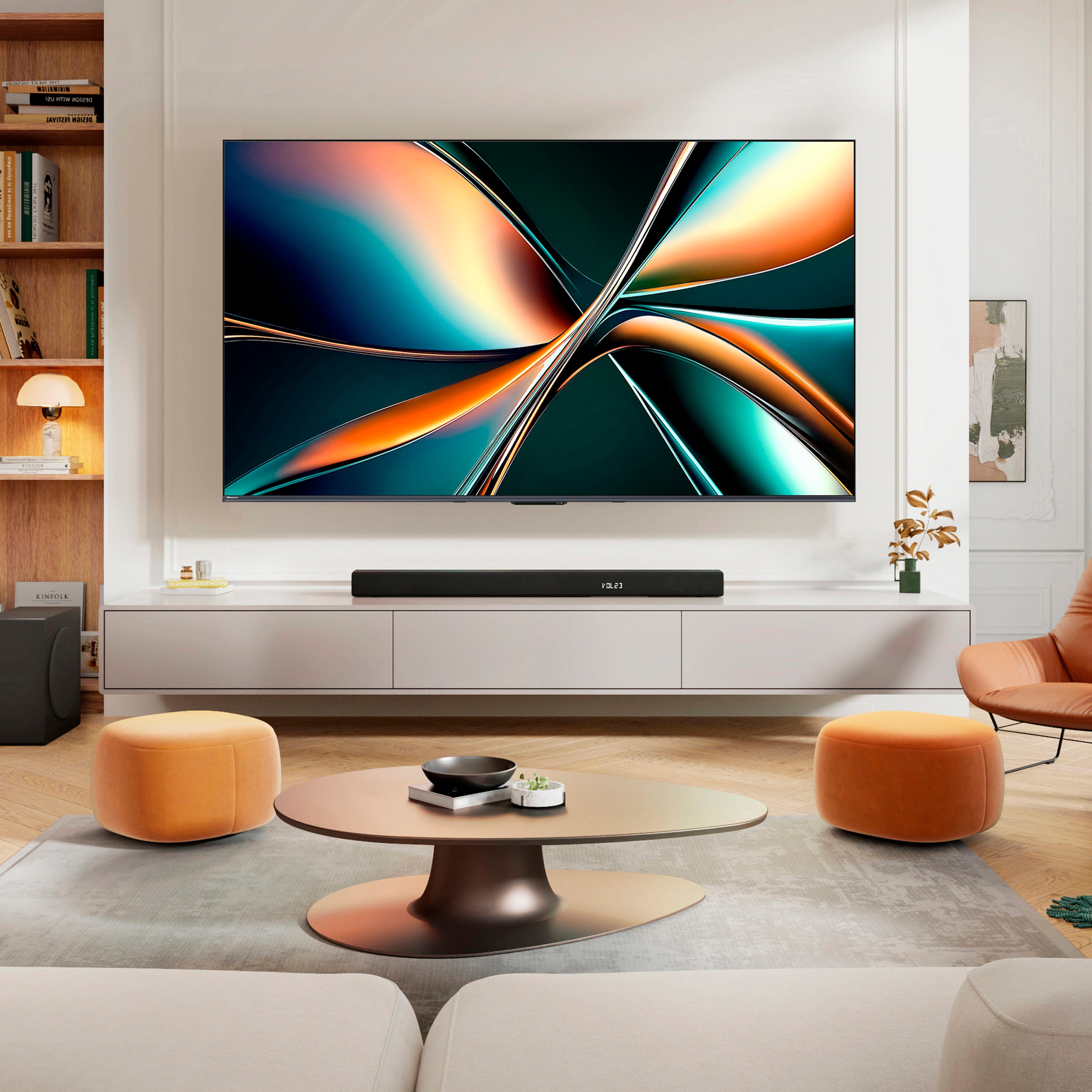 Hisense QLED Mini LED-Fernseher »75U7Q«, 4K Ultra HD, Smart-TV, 4K UHD Mini LED