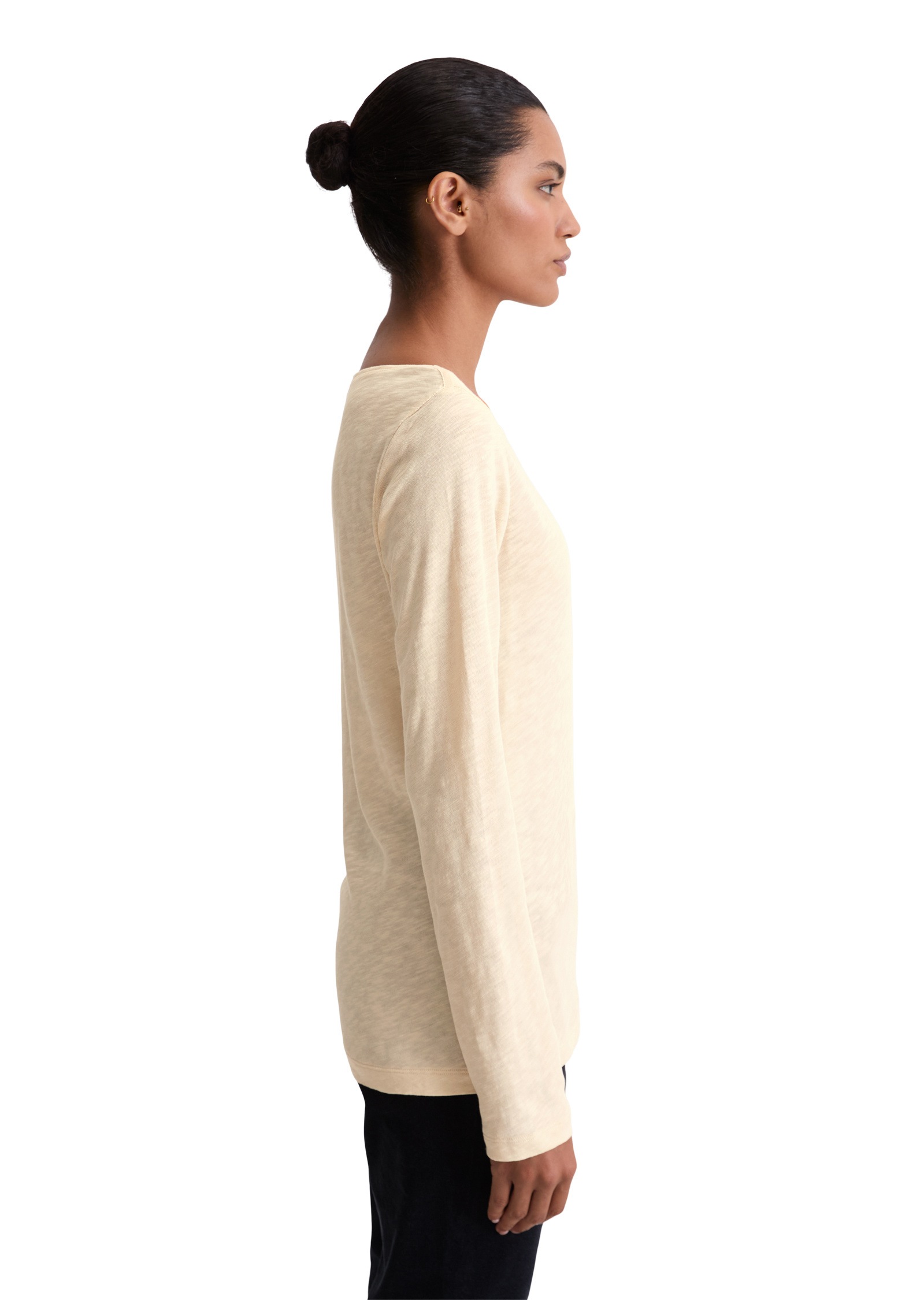 Marc OPolo Langarmshirt "aus Organic Cotton-Qualität" günstig online kaufen