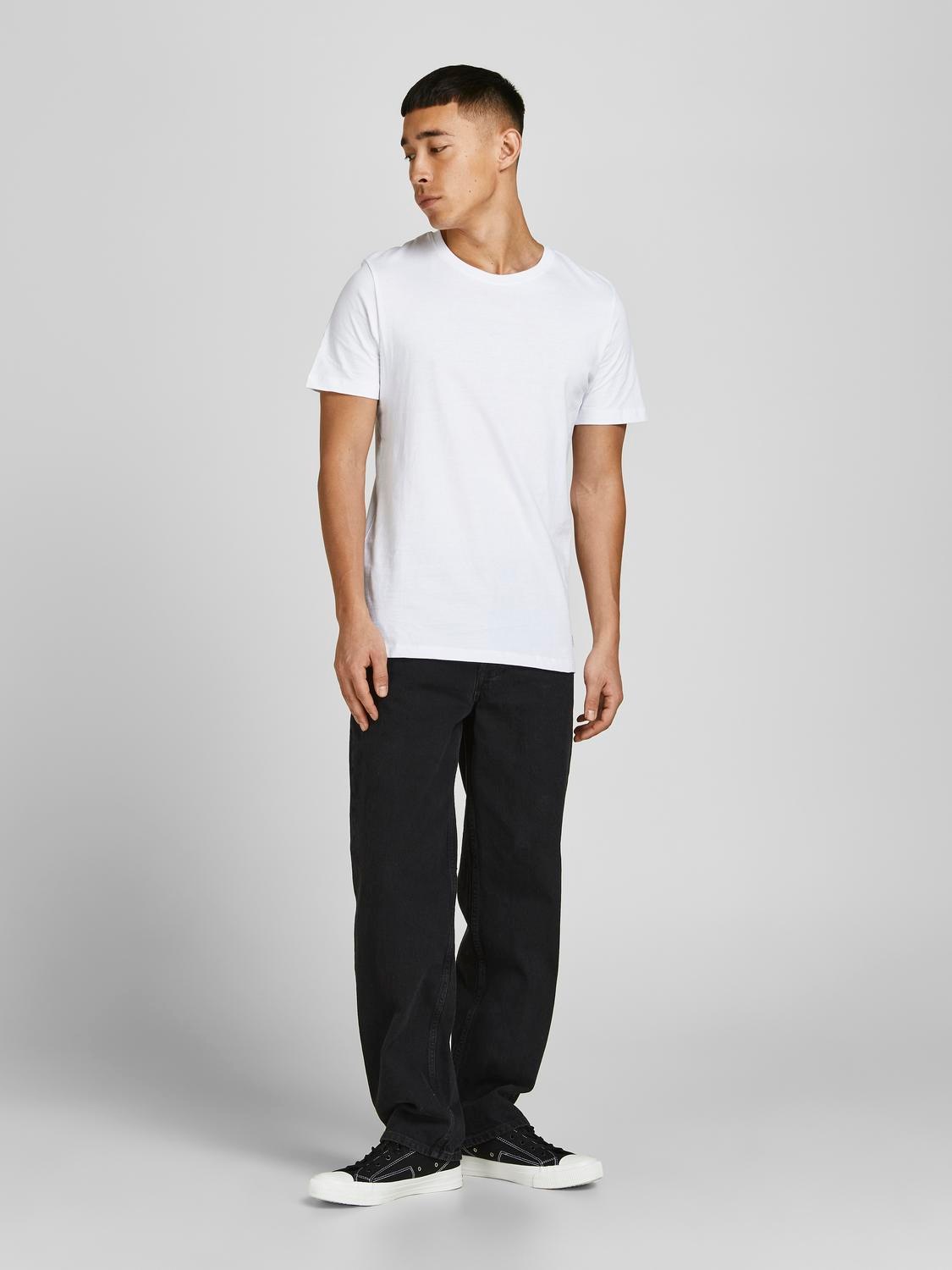Thumbnail - Jack & Jones Rundhalsshirt "JJEORGANIC BASIC TEE SS O-NE 3PK MP NOOS" Packung, 3 Stk. tlg.