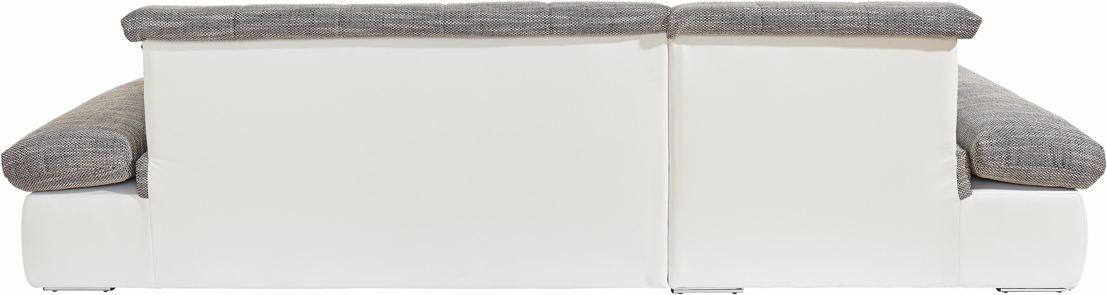 Thumbnail - DOMO collection Ecksofa "Moric, L-Form, XXL-Sofa - Breite 300cm", wahlweise mit Bettfunktion und Armteilverstellung, wei...