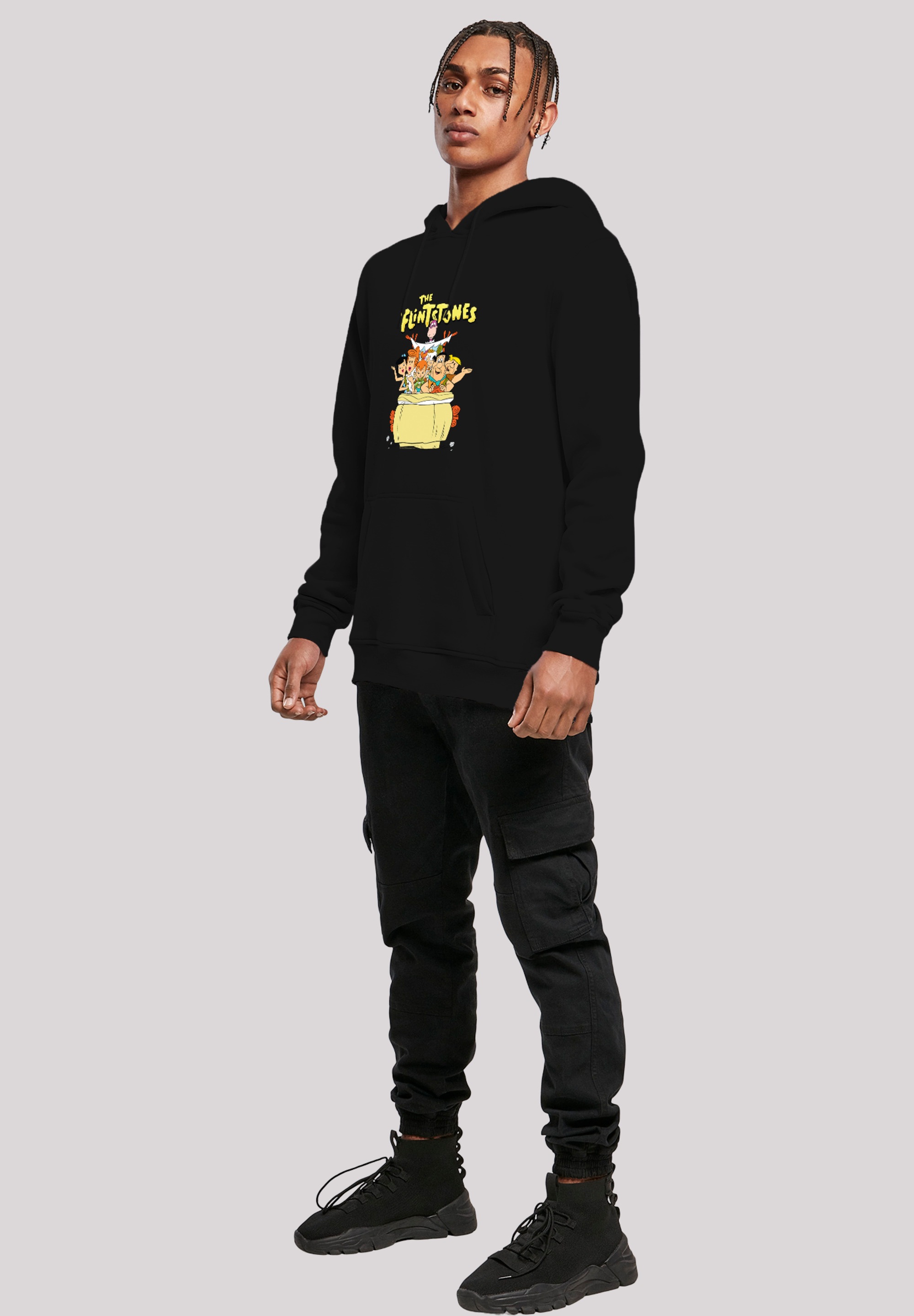 F4NT4STIC Sweatshirt »Die Familie Feuerstein The The Ride«, Herren,Premium Merch,Slim-Fit,Kapuzenpullover,Bedruckt