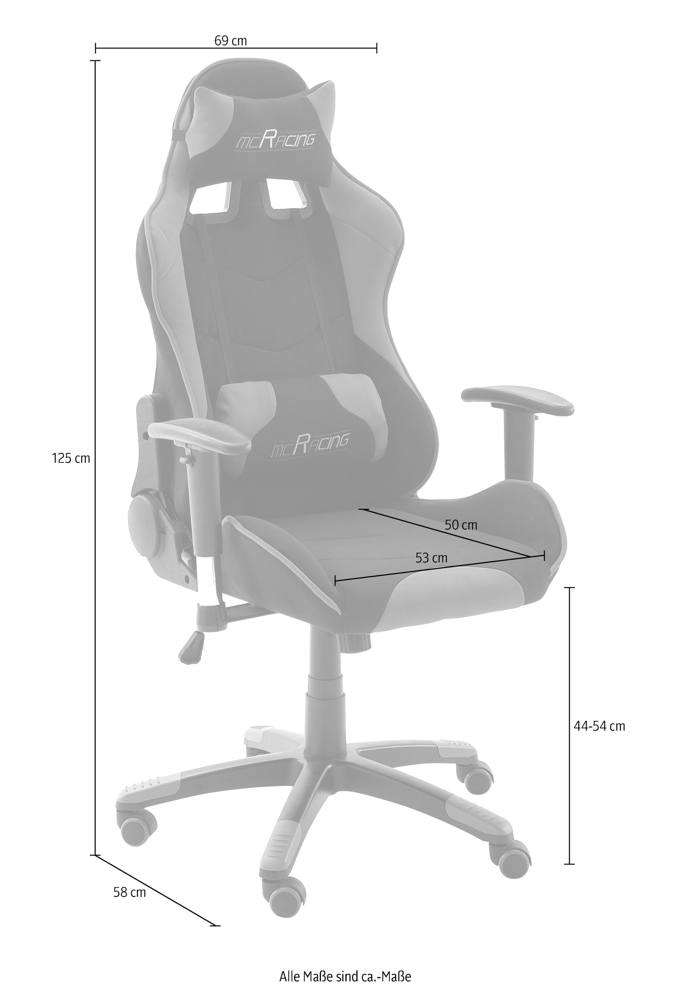 Mc racing best sale gaming chair