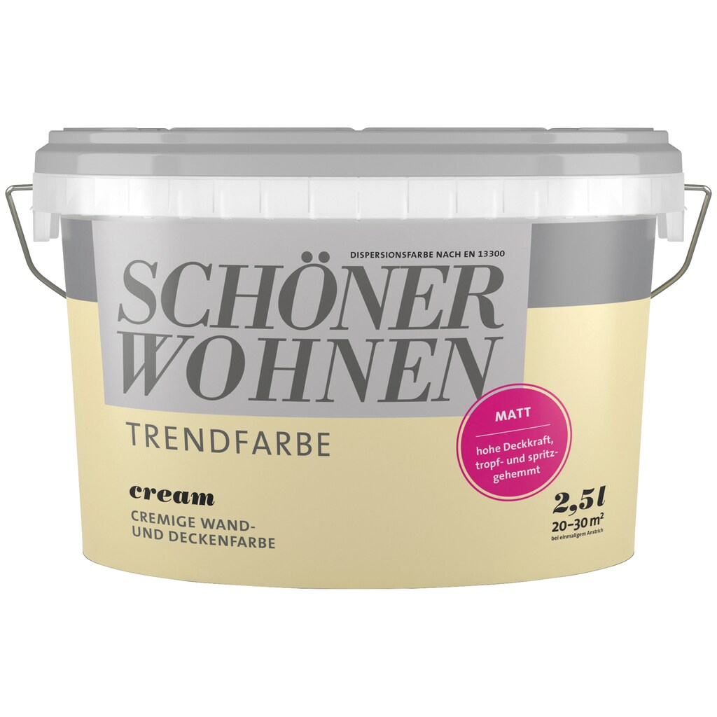 SCHÖNER WOHNEN FARBE Wand- und Deckenfarbe »TRENDFARBE, matt«