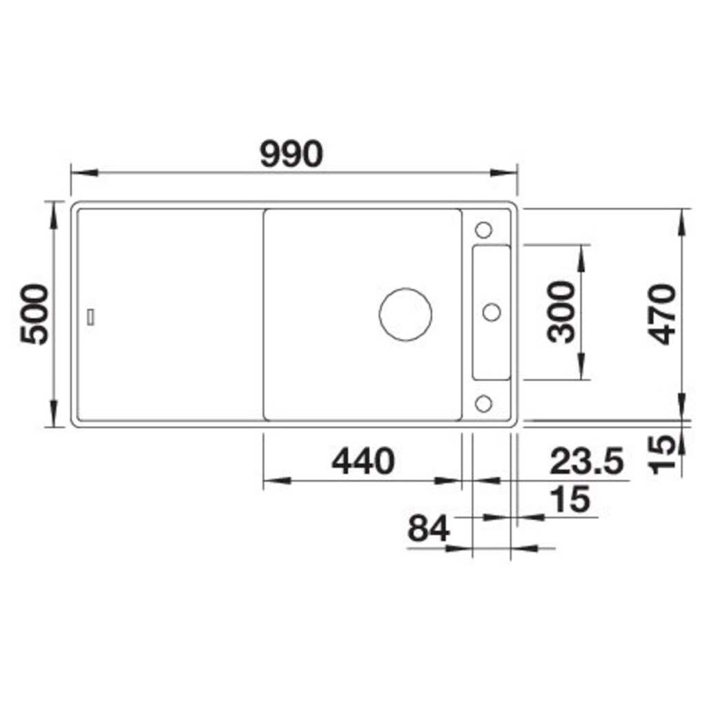 Blanco Granitspüle »AXIA III XL 6 S-F«